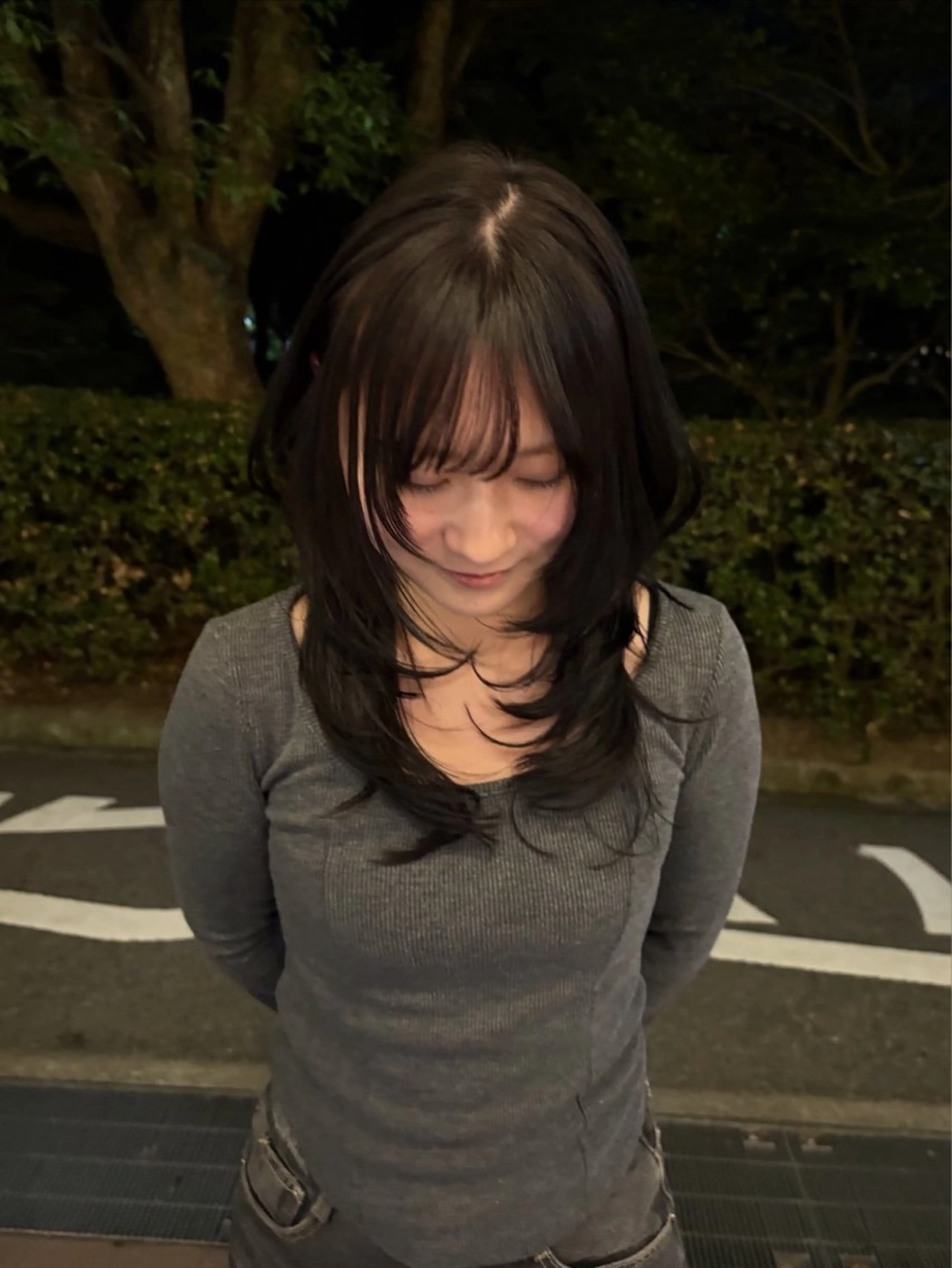 カラー YOKE 桃山台 SAKI♩ ܸのヘアスタイル