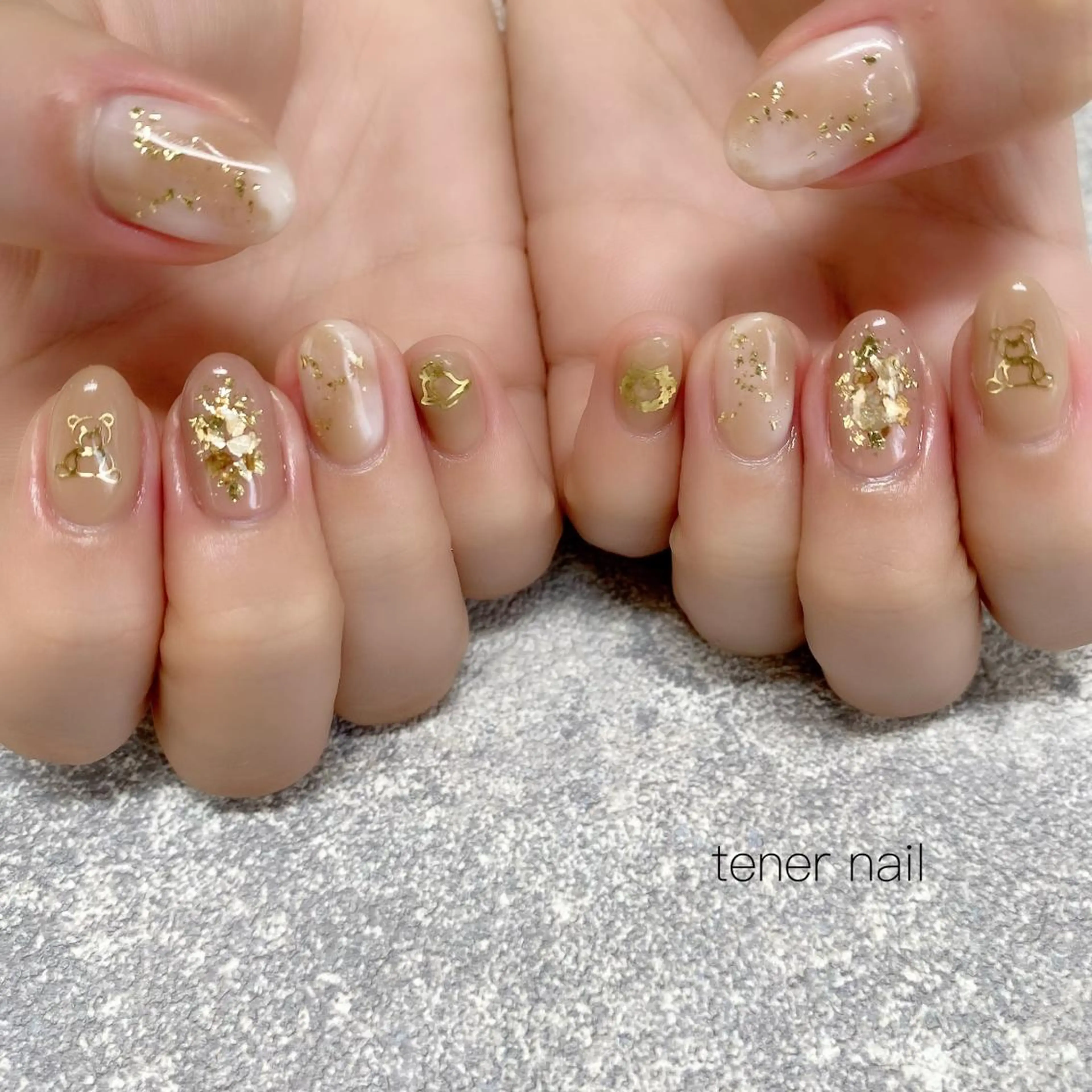 ネイル ニュアンスネイル 冬ネイル クリスマス テネルネイル tener nailのネイルデザイン
