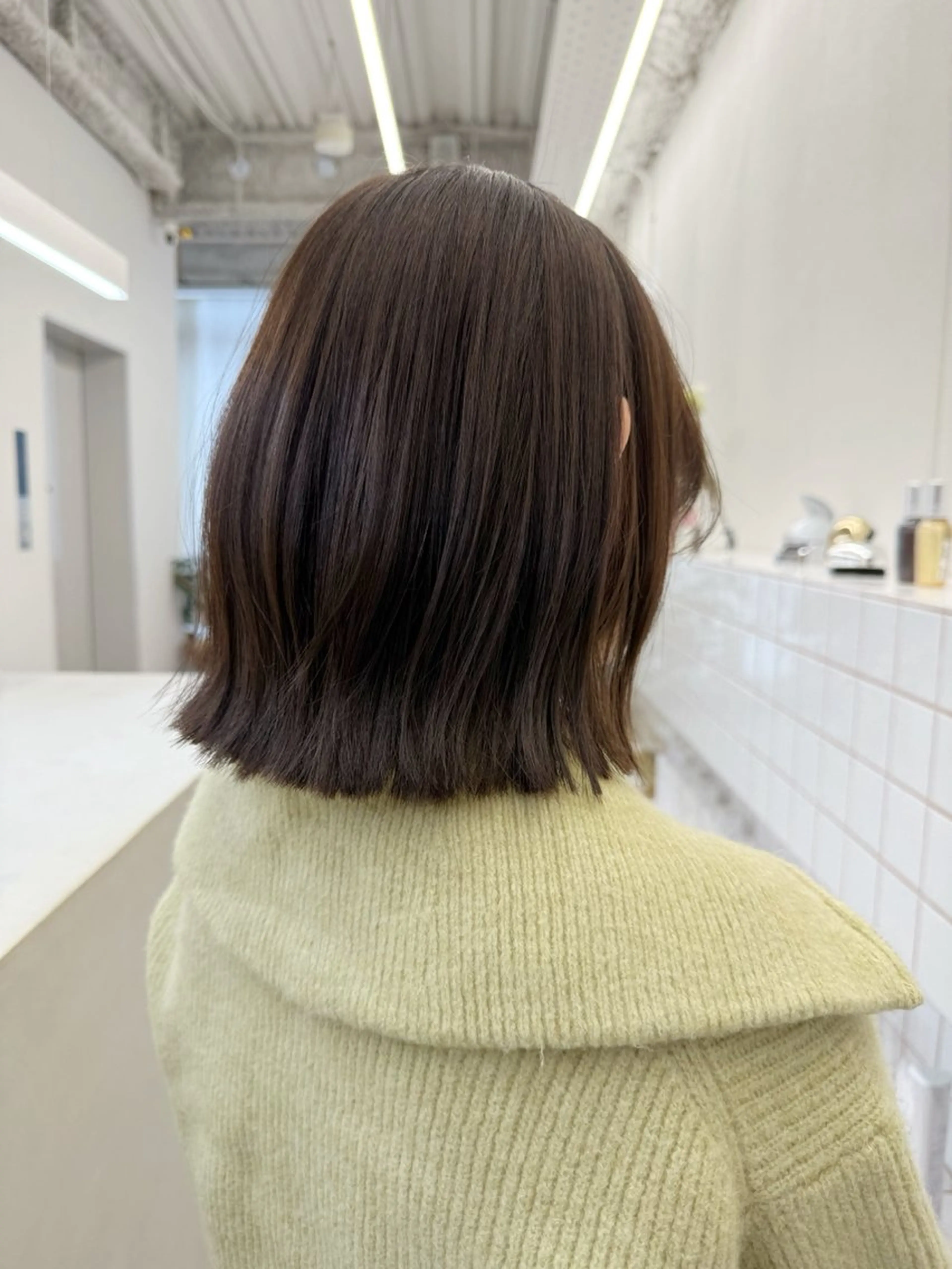 ミディアム 🌻花屋併設🌻濱 幸帆のヘアスタイル
