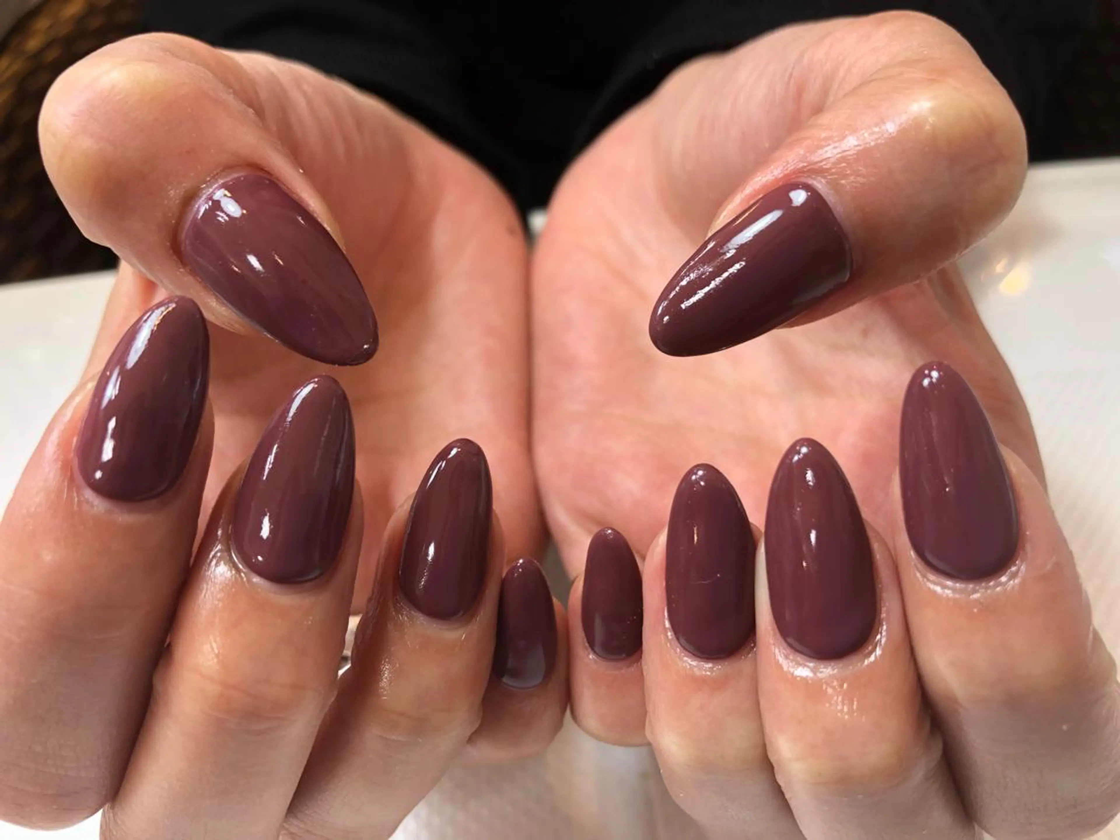 ネイル ハンドネイル umber 三茶1分のネイルデザイン