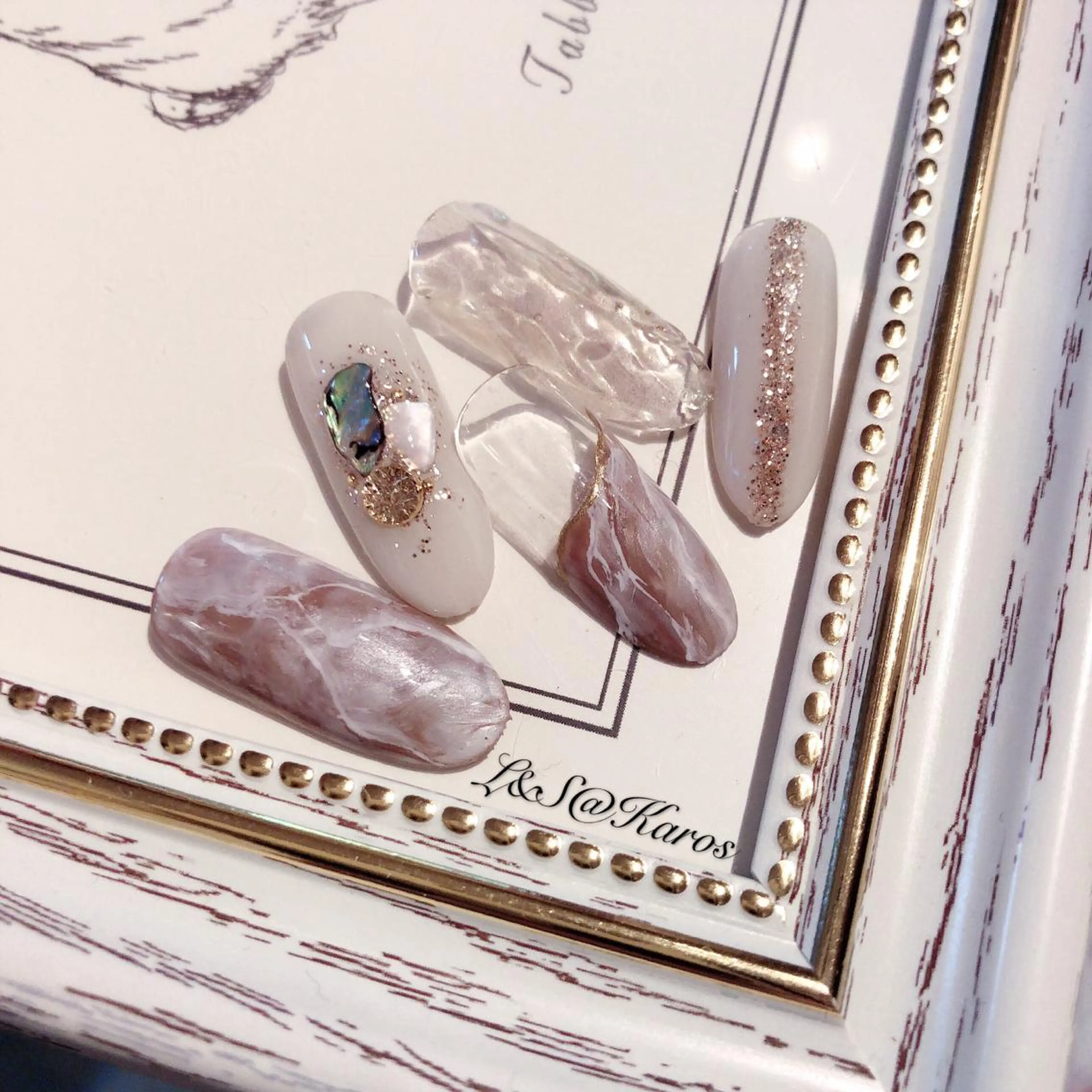 ネイル ニュアンスネイル ハンドネイル L&S@Karos所属・L&S@ Karosのネイルデザイン