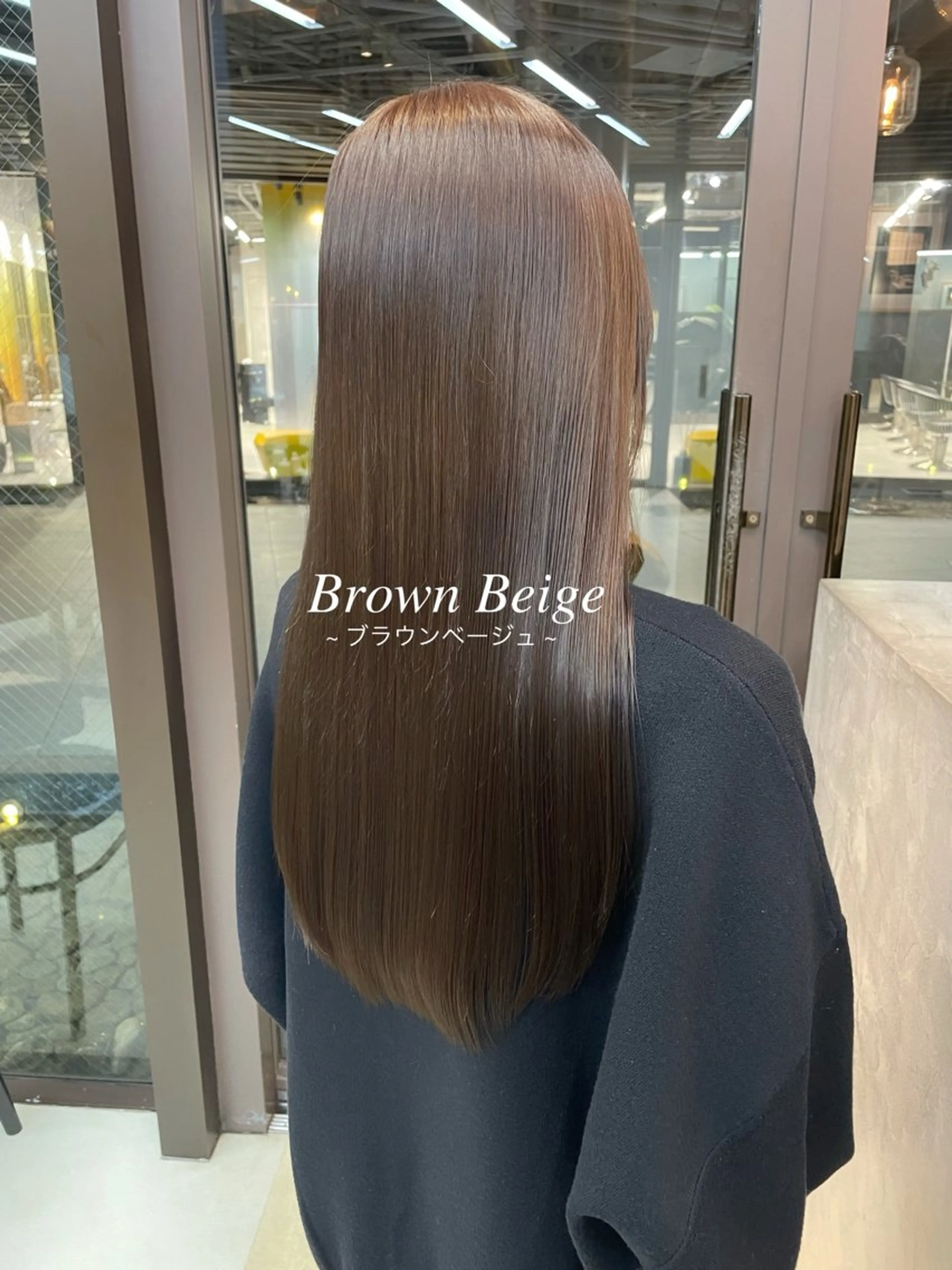 ロング カラー ベージュカラー ブラウンカラー ブラウンベージュ ヘアカラー トリートメント カットモデル募集中 🤍harunaのヘアスタイル