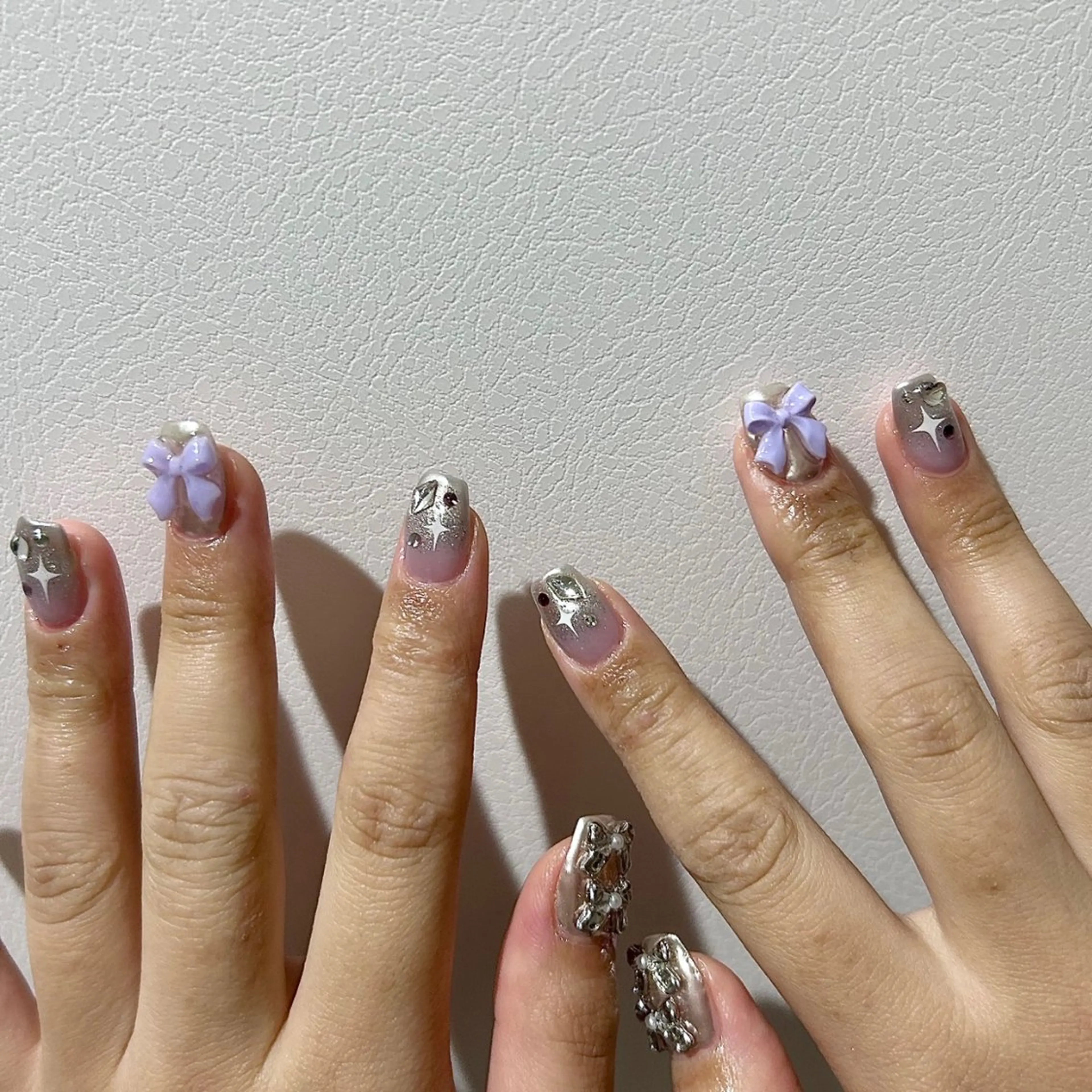 ネイル パラあり！フィルイン 美フォルムのネイルデザイン