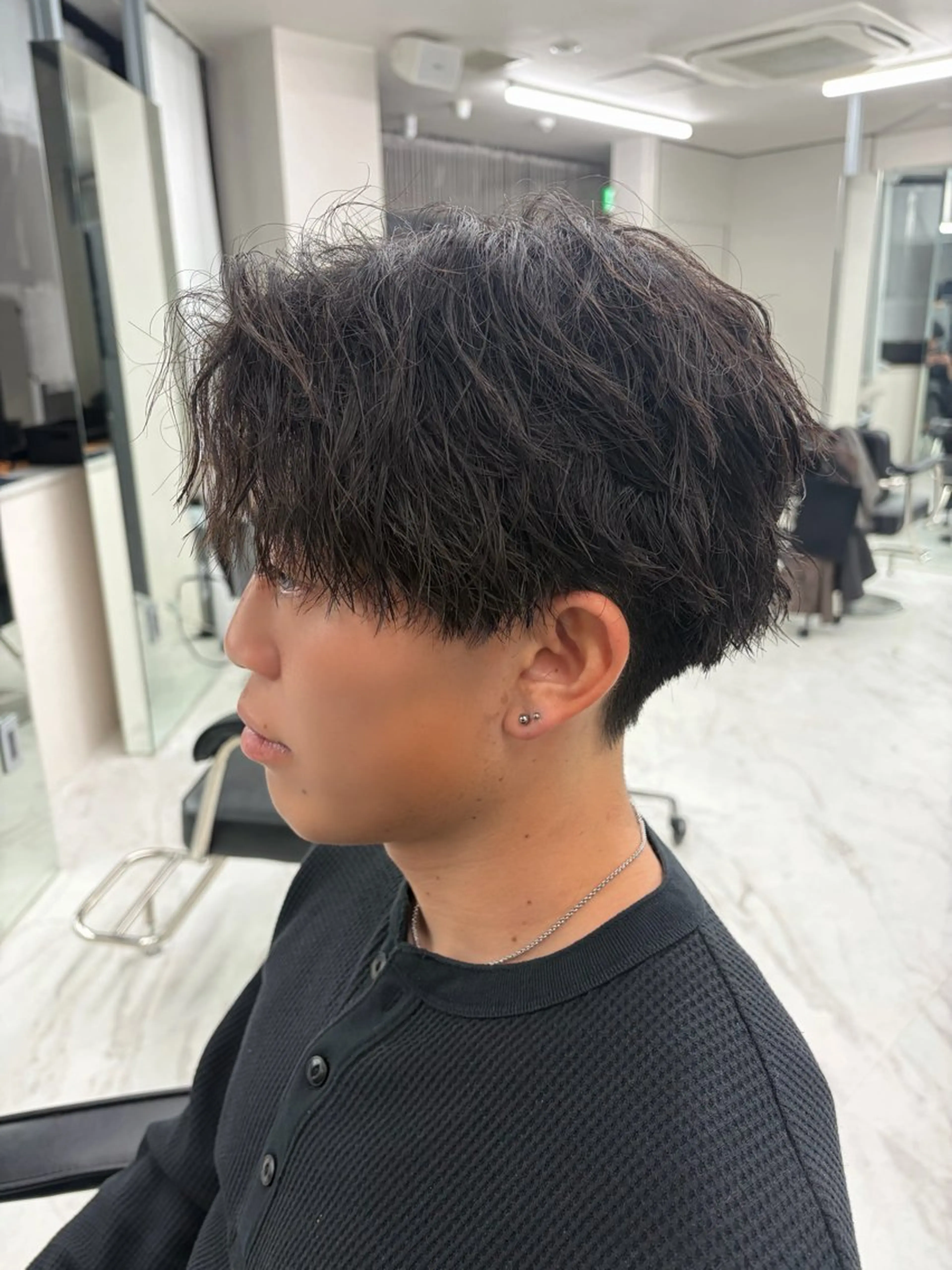 メンズカット+選べるパーマ #メンズ#メンズサロン#メンズパーマの写真