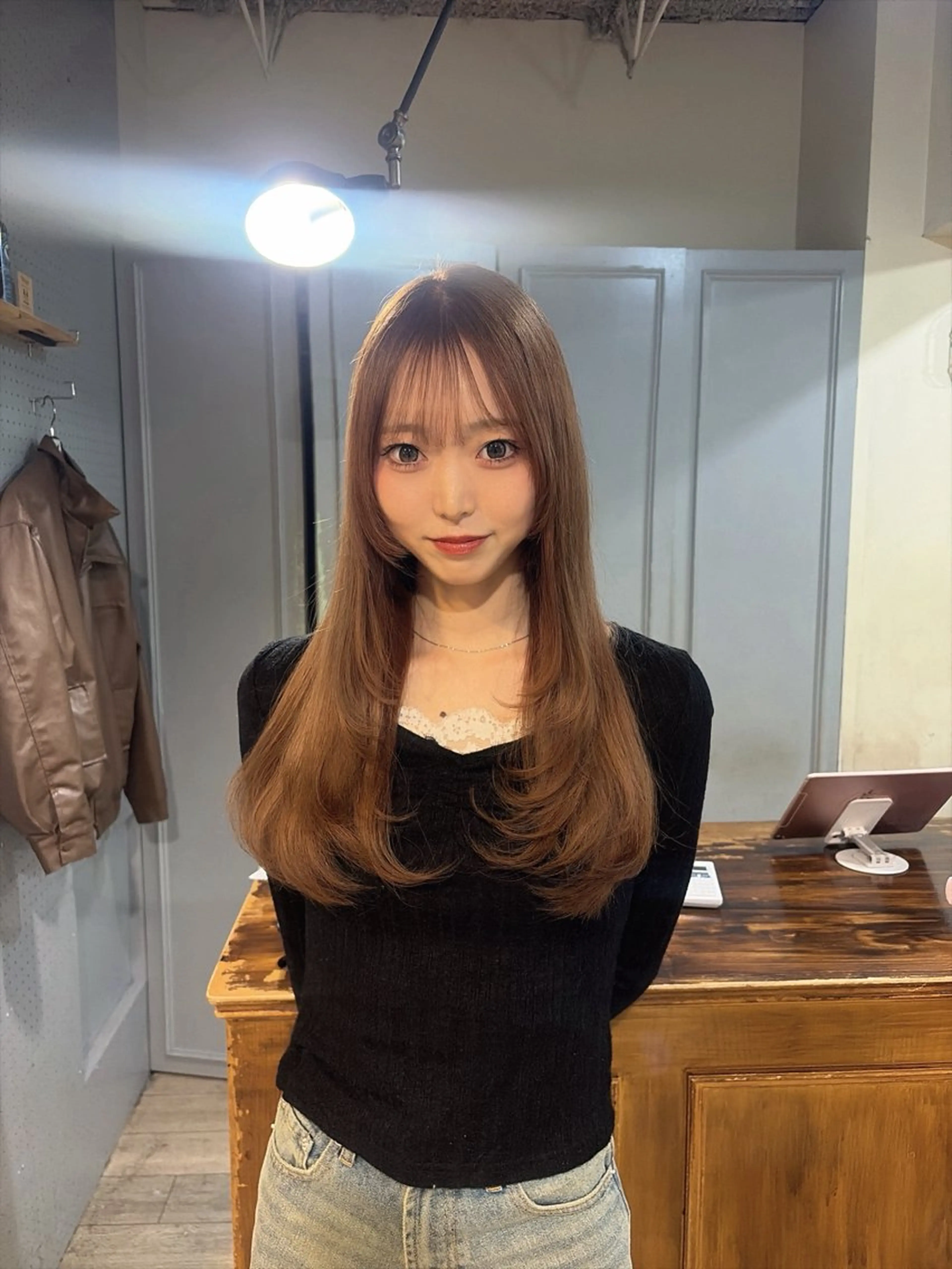 ロング ヘアカラー 💜🦋 COCONA🦋💜のヘアスタイル