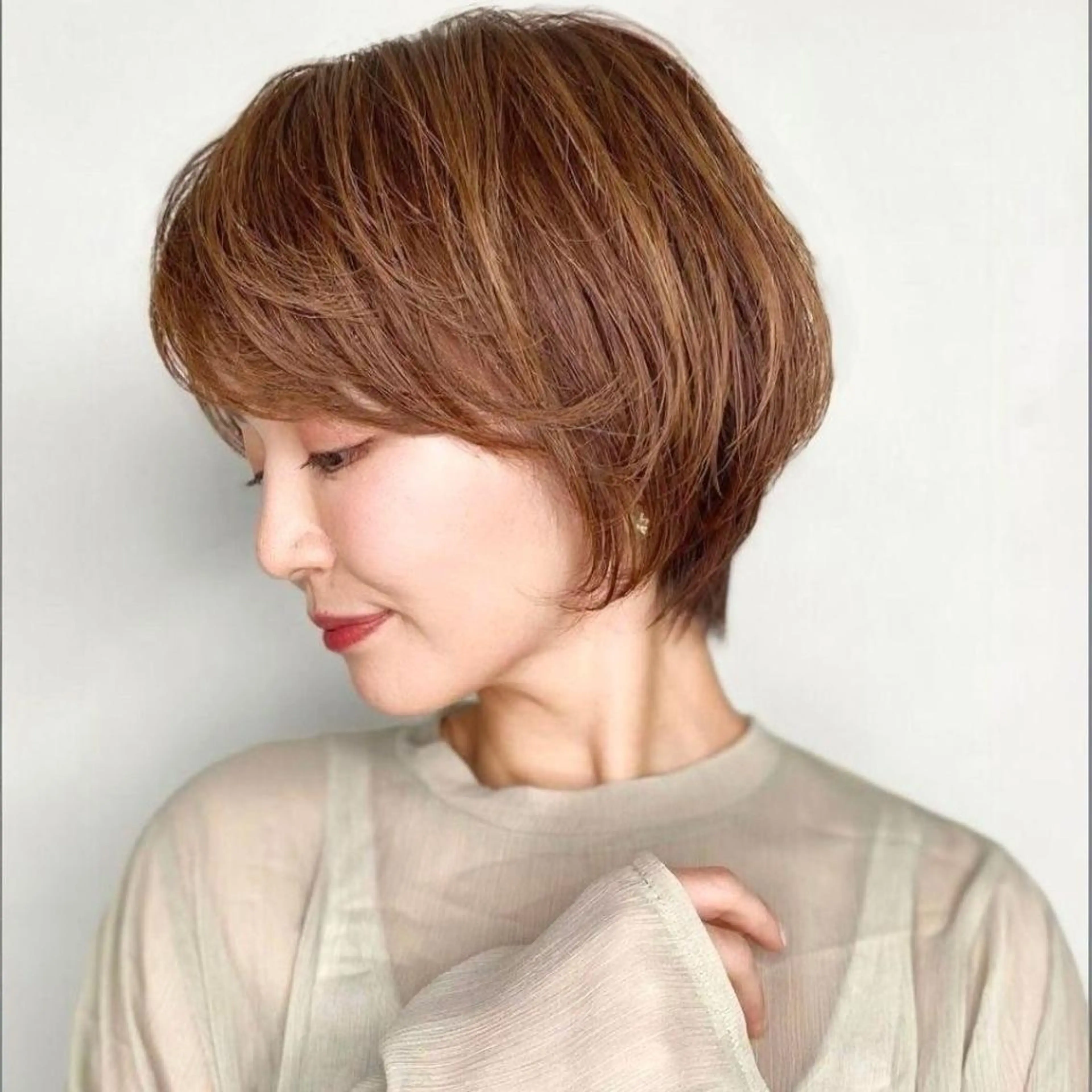 ショート 似合わせ✨透明感🫧 佐藤優斗のヘアスタイル
