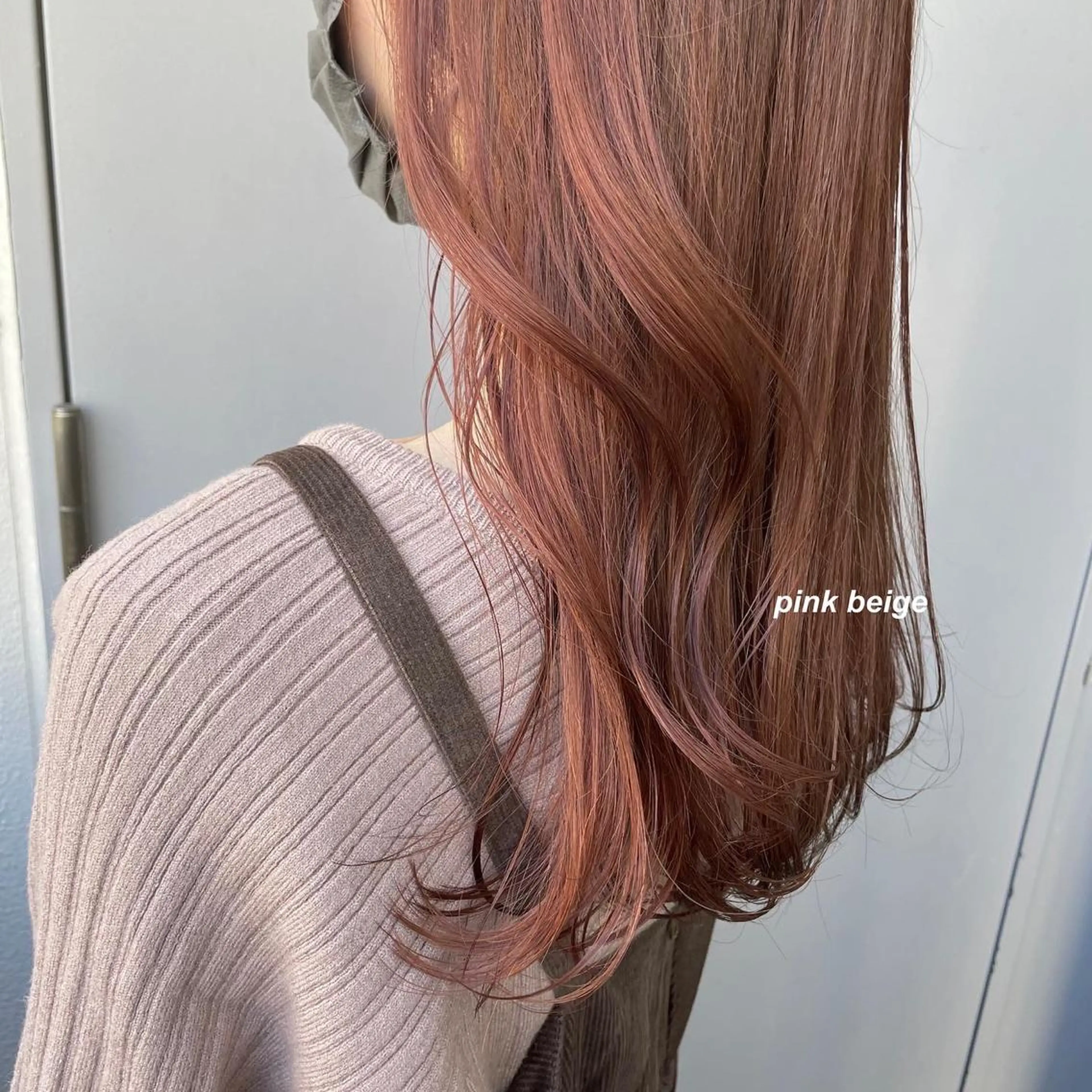 セミロング カラー レイヤーカット 韓国ヘアayameのヘアスタイル