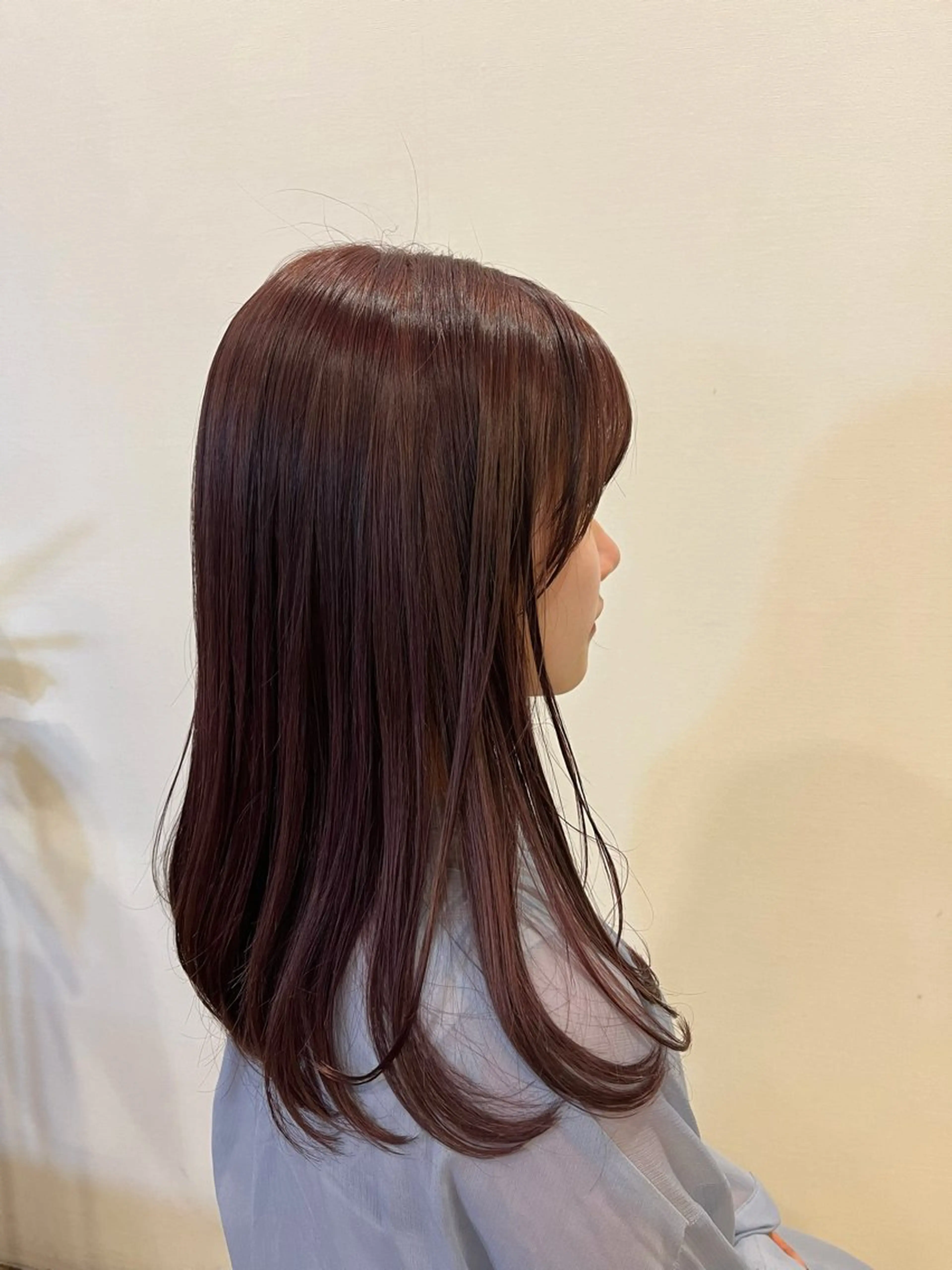 ロング 田中 結月のヘアスタイル