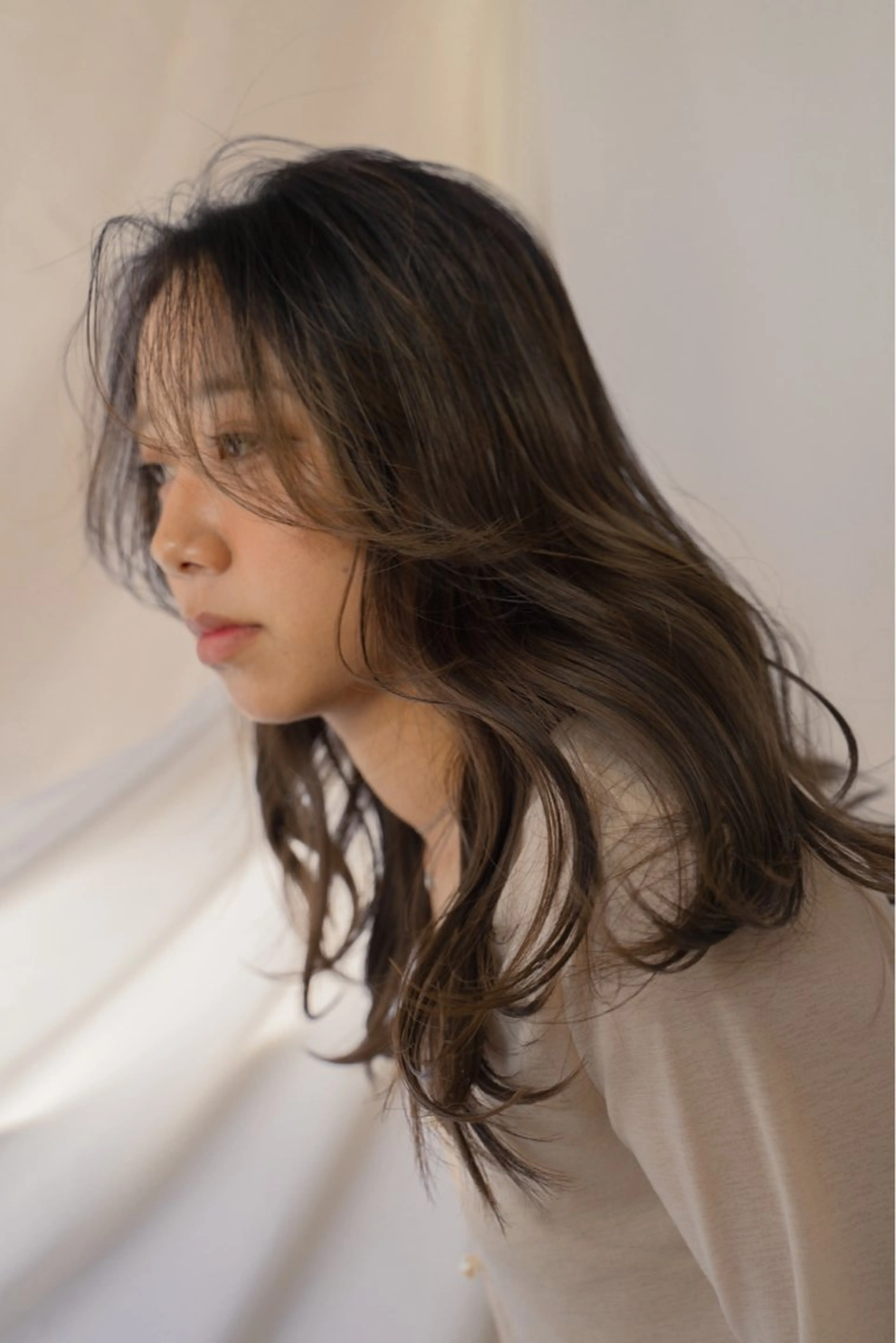 セミロング 学生 レイヤーカット カット 上原 清貴のヘアスタイル