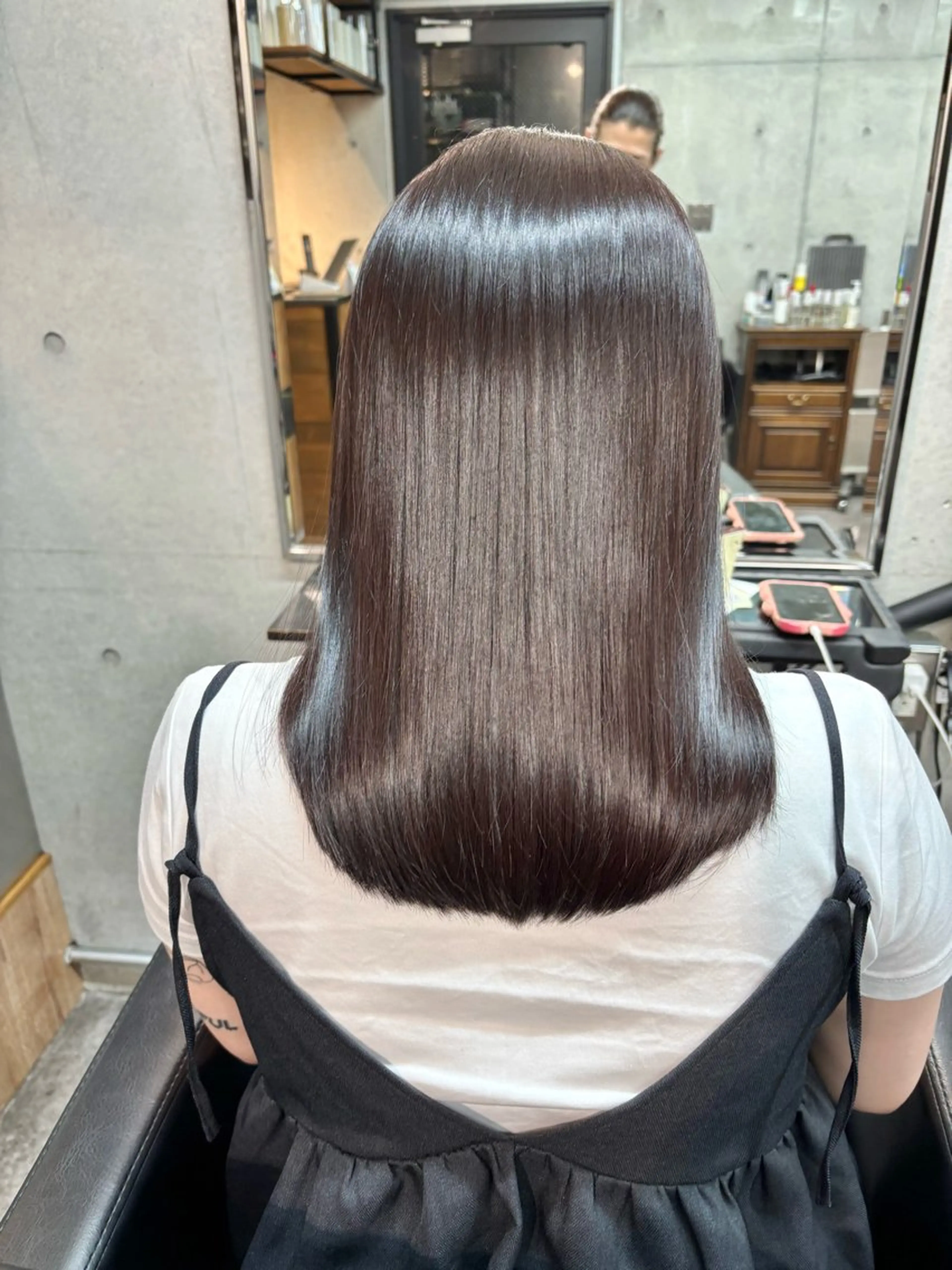 ショート カラー 髪質改善 トリートメント カット ヘアカラー トリートメント ショートボブ髪質改善 縮毛矯正のプロ山道潤のヘアスタイル