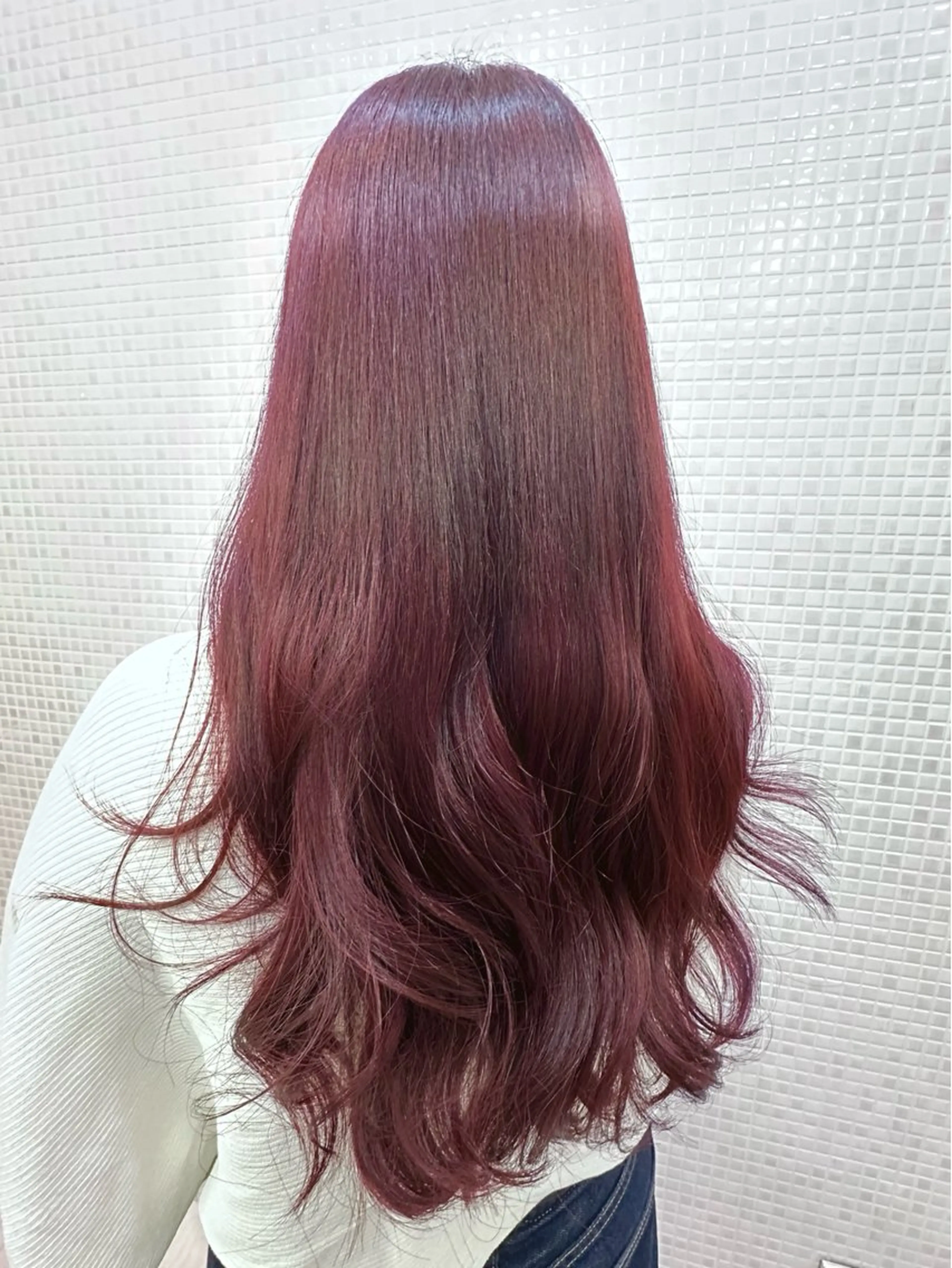 ロング カラー カット ヘアカラー トリートメント ヘッドスパ 髪質改善・艶髪カラー 🌷miku🌷のヘアスタイル