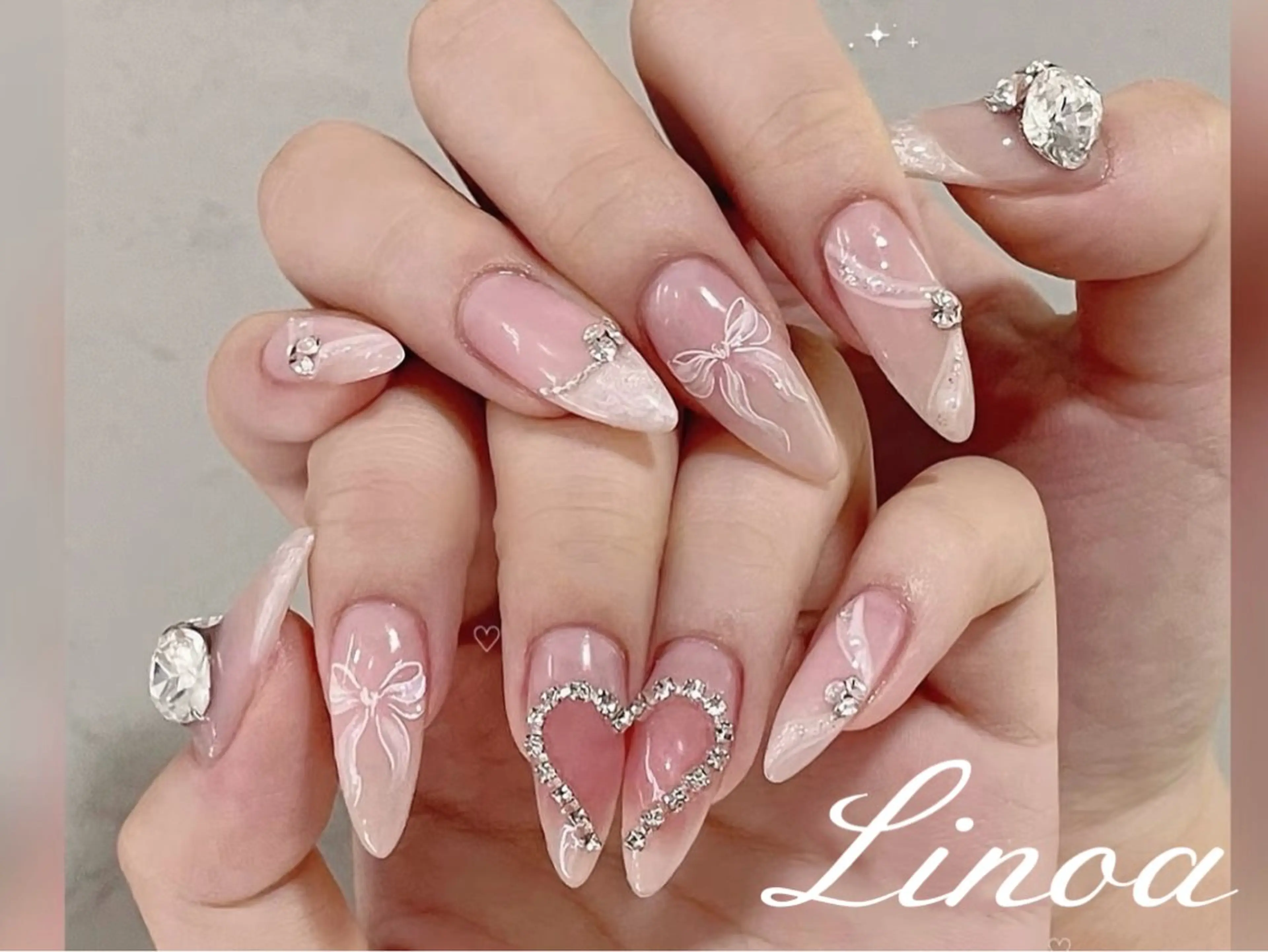 春の桜の定額ネイル¥7990の写真