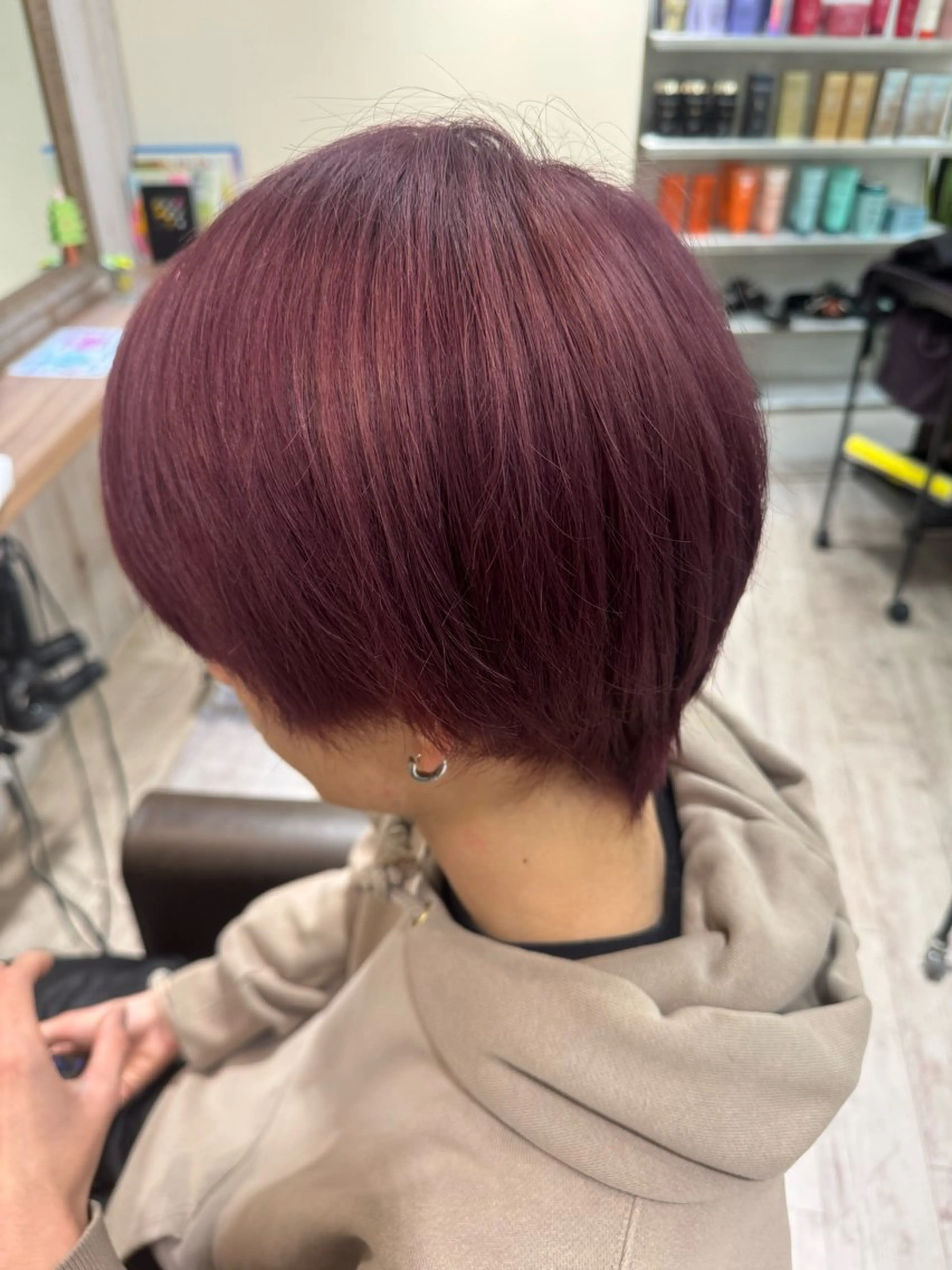 ショート カラー ブリーチ ラベンダーカラー 🧸コトナ越谷 🍯豊田さくらのヘアスタイル