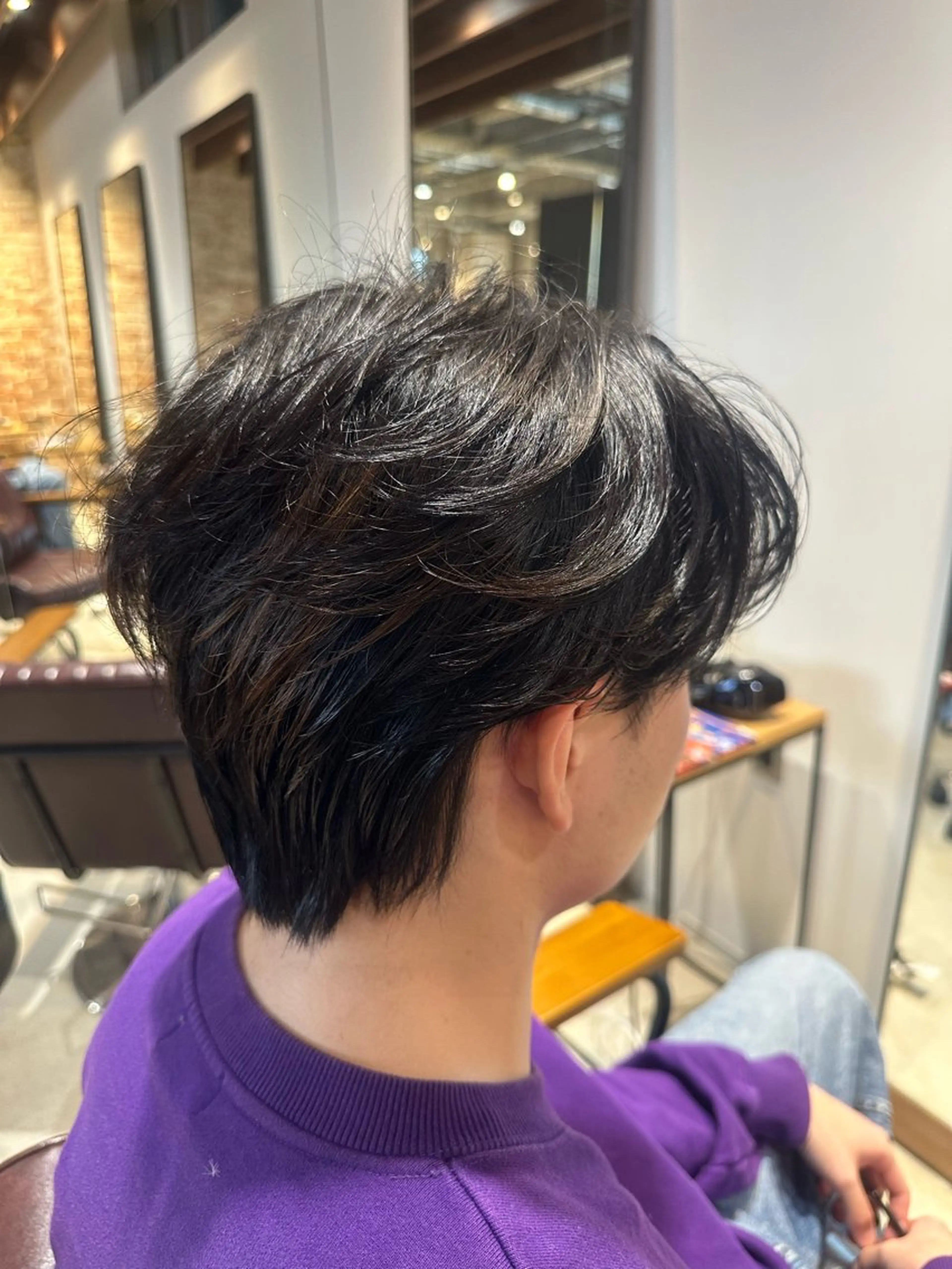 ショート カラー メンズ カット トリートメント ヘッドスパ 【メンズ専門】名駅 /パーマ/髪質改善のヘアスタイル