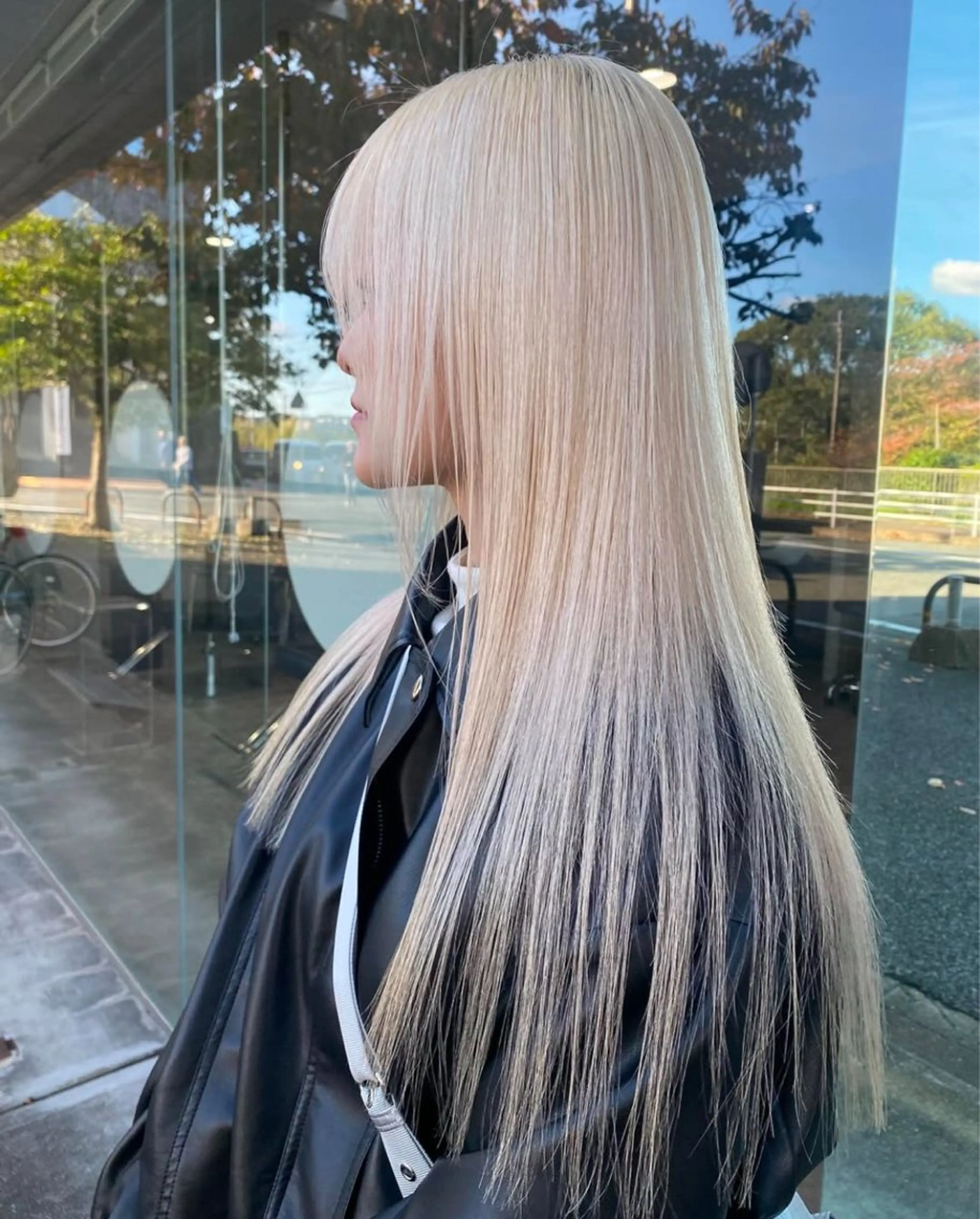 ロング カラー qpula misuzuのヘアスタイル
