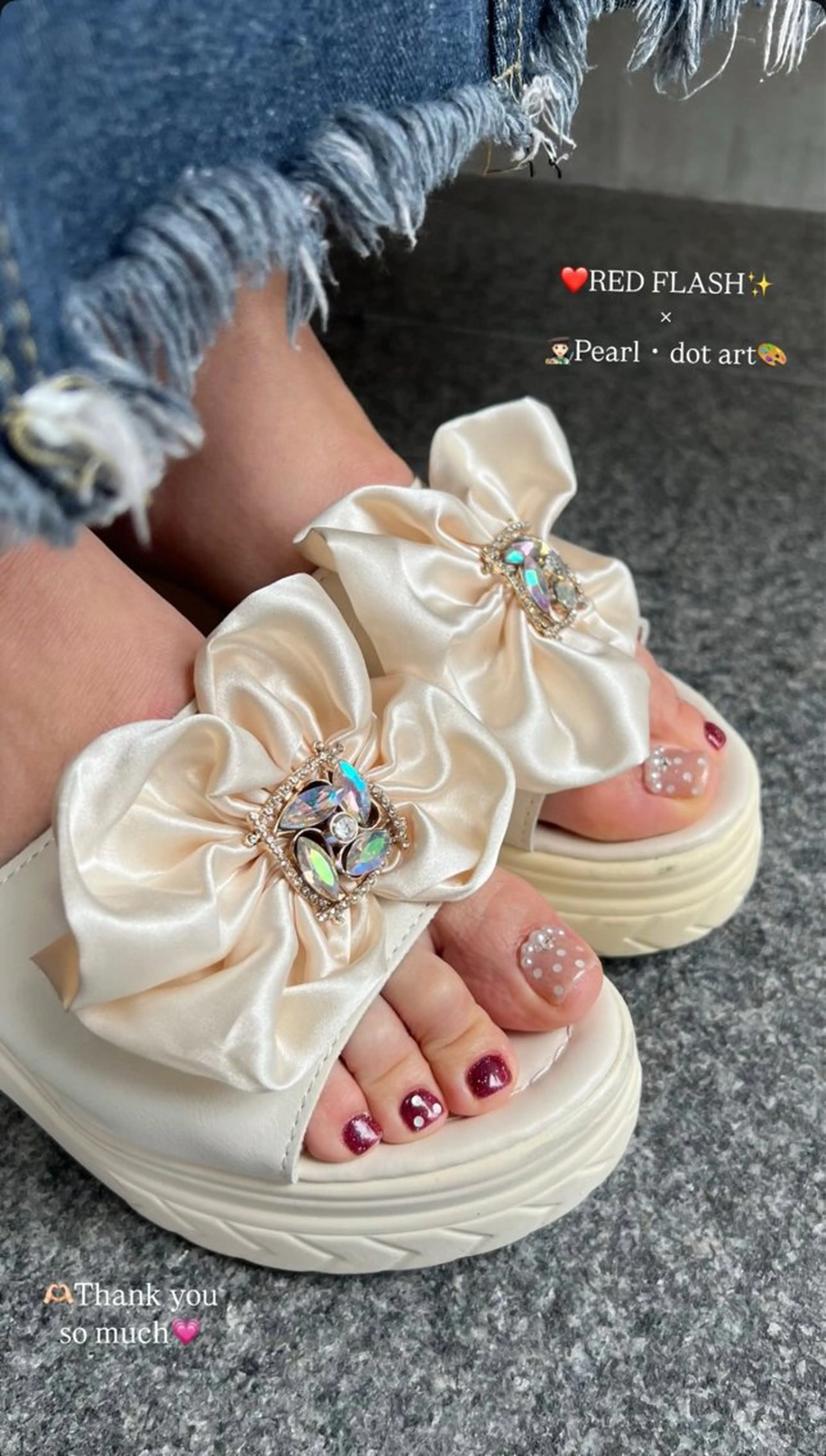 フット🦶親指アート👩🏻‍🎨✨【オフ無し🙅🏻】の写真