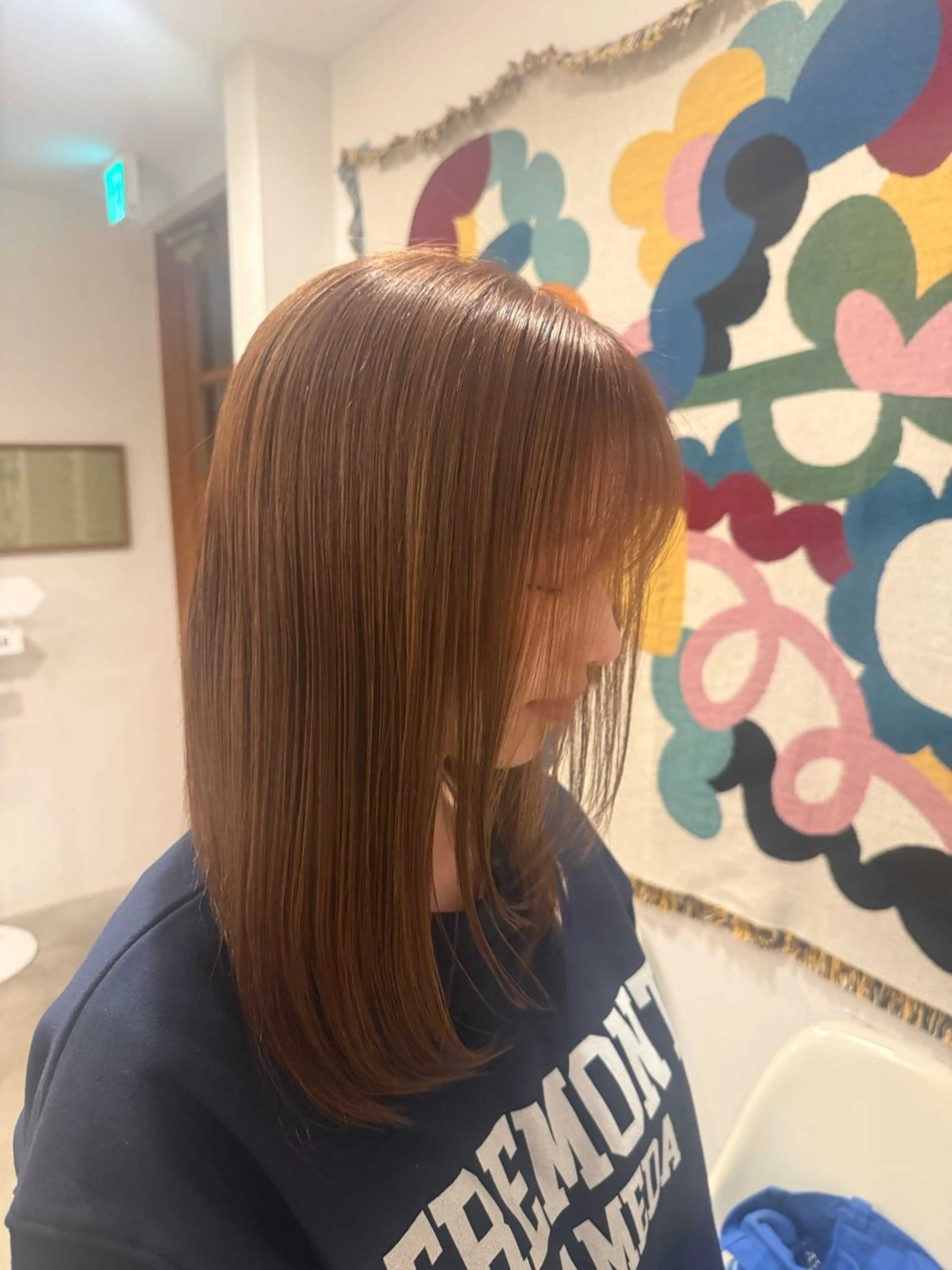 ミディアム 山口 ゆいのヘアスタイル