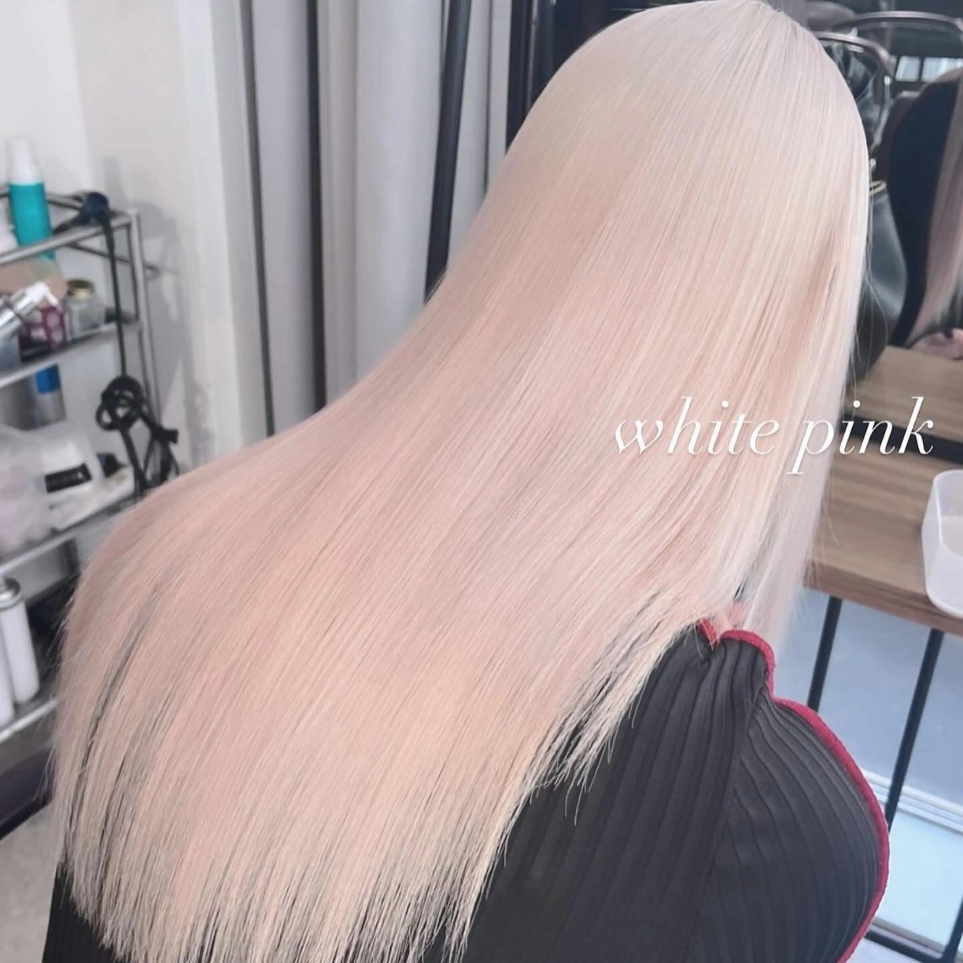 ロング カラー カット ヘアカラー トリートメント ヘアセット 💜ハイトーン💛 マジカルかいちゃんのヘアスタイル