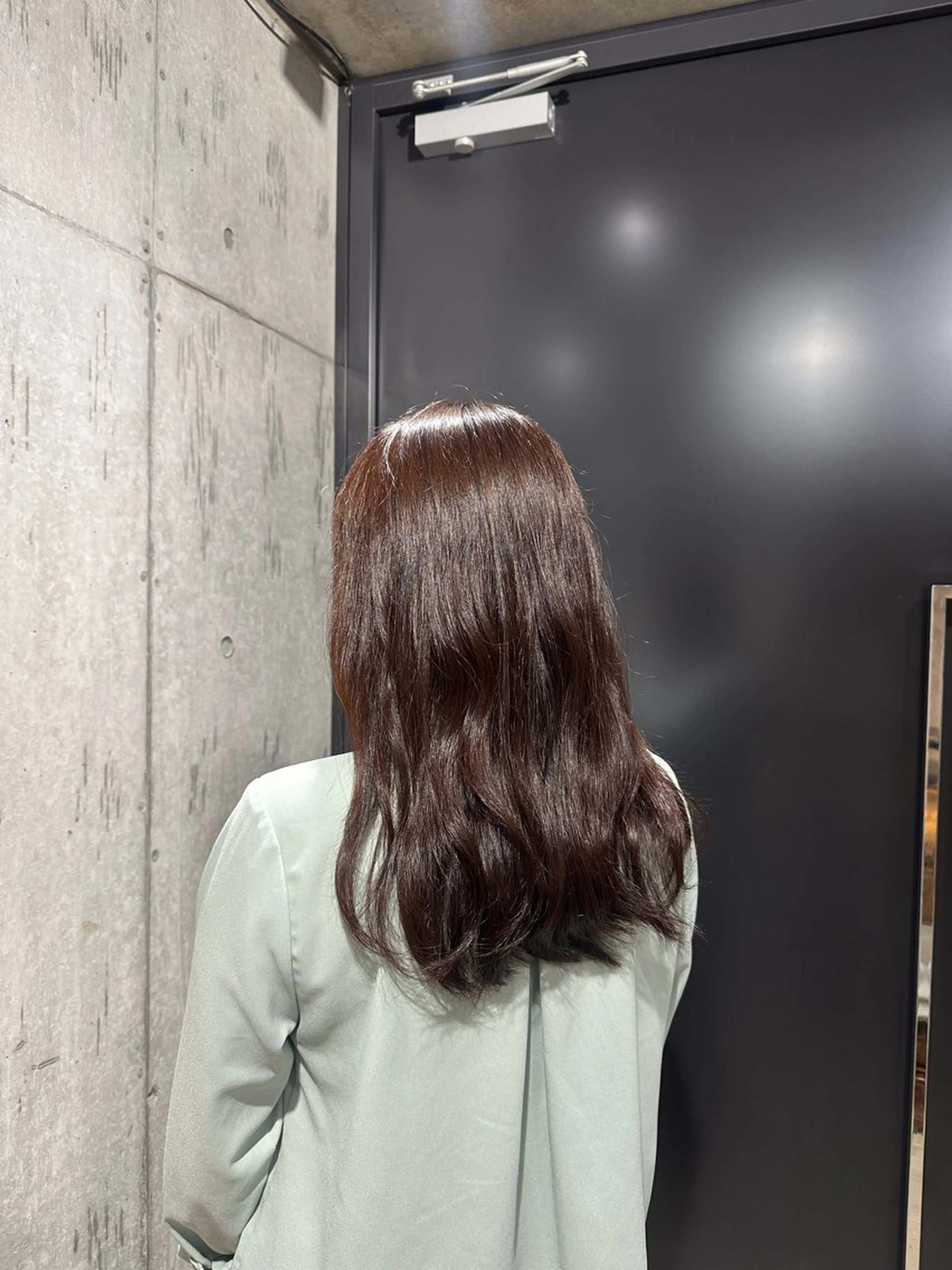 セミロング ヘアカラー トリートメント 中里　凜/無料カット 🎀/自由が丘のヘアスタイル