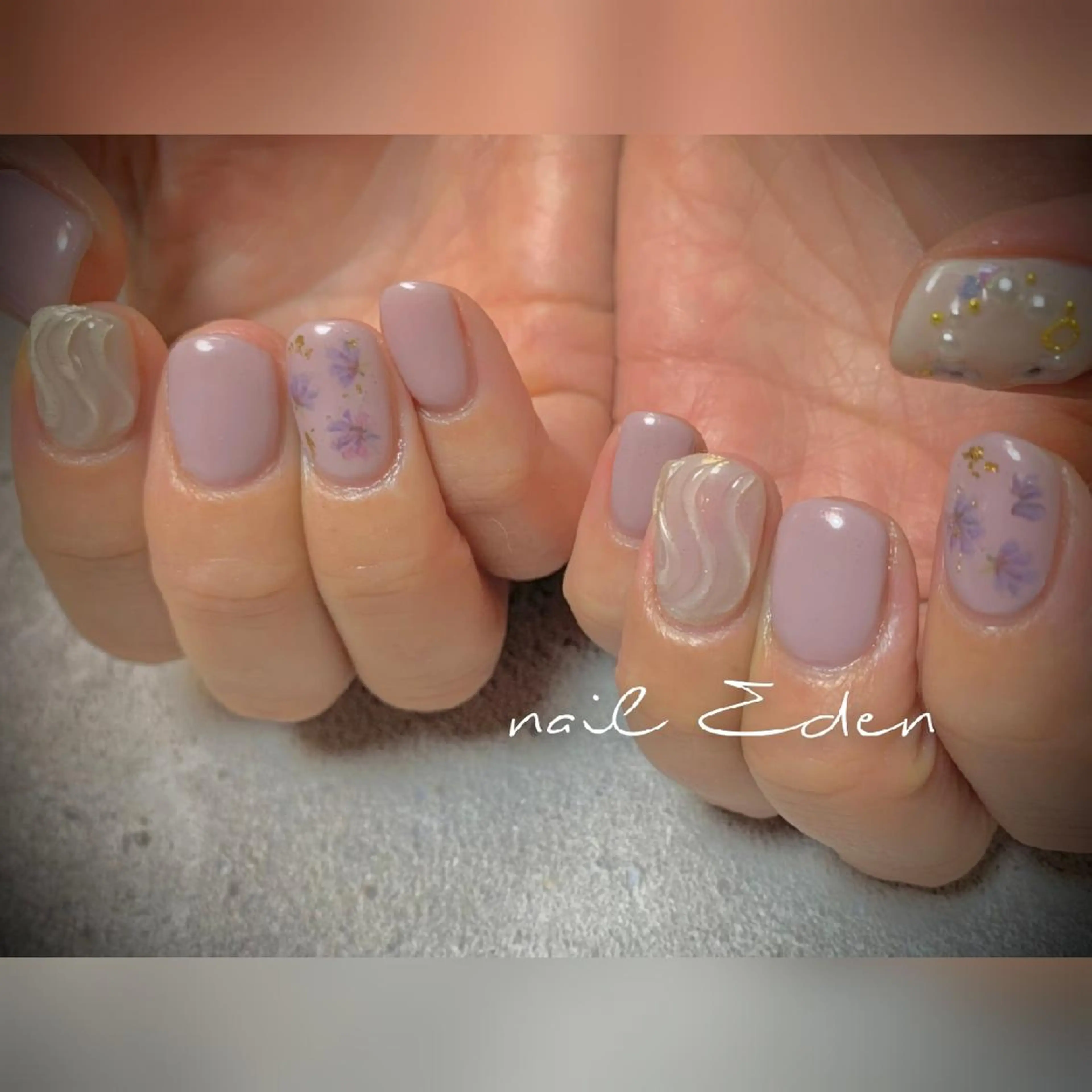 ネイル 持ち込み Eden ♾️のネイルデザイン