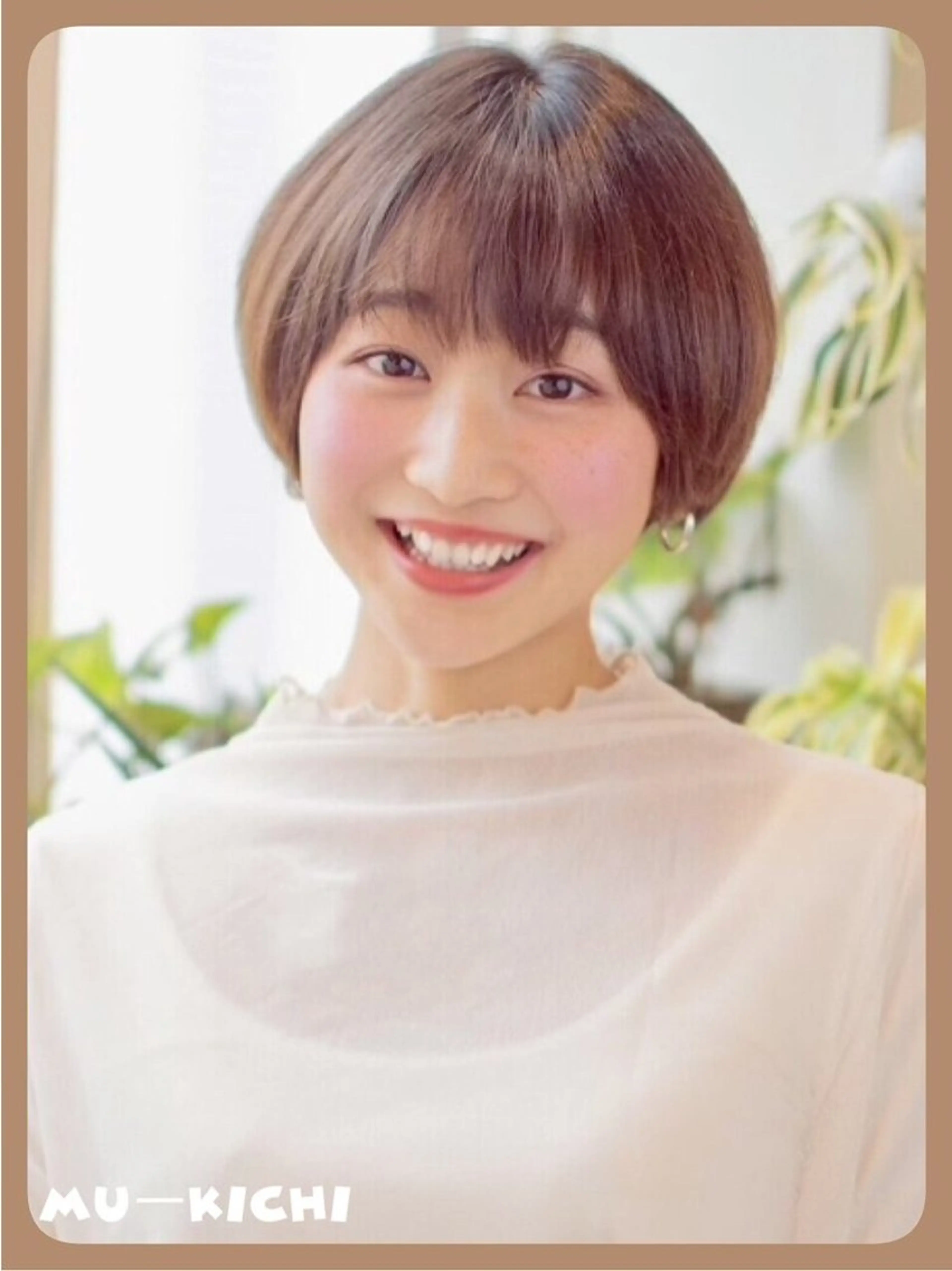 ショート 白石枝梨🌈 mu-kichi🌈のヘアスタイル