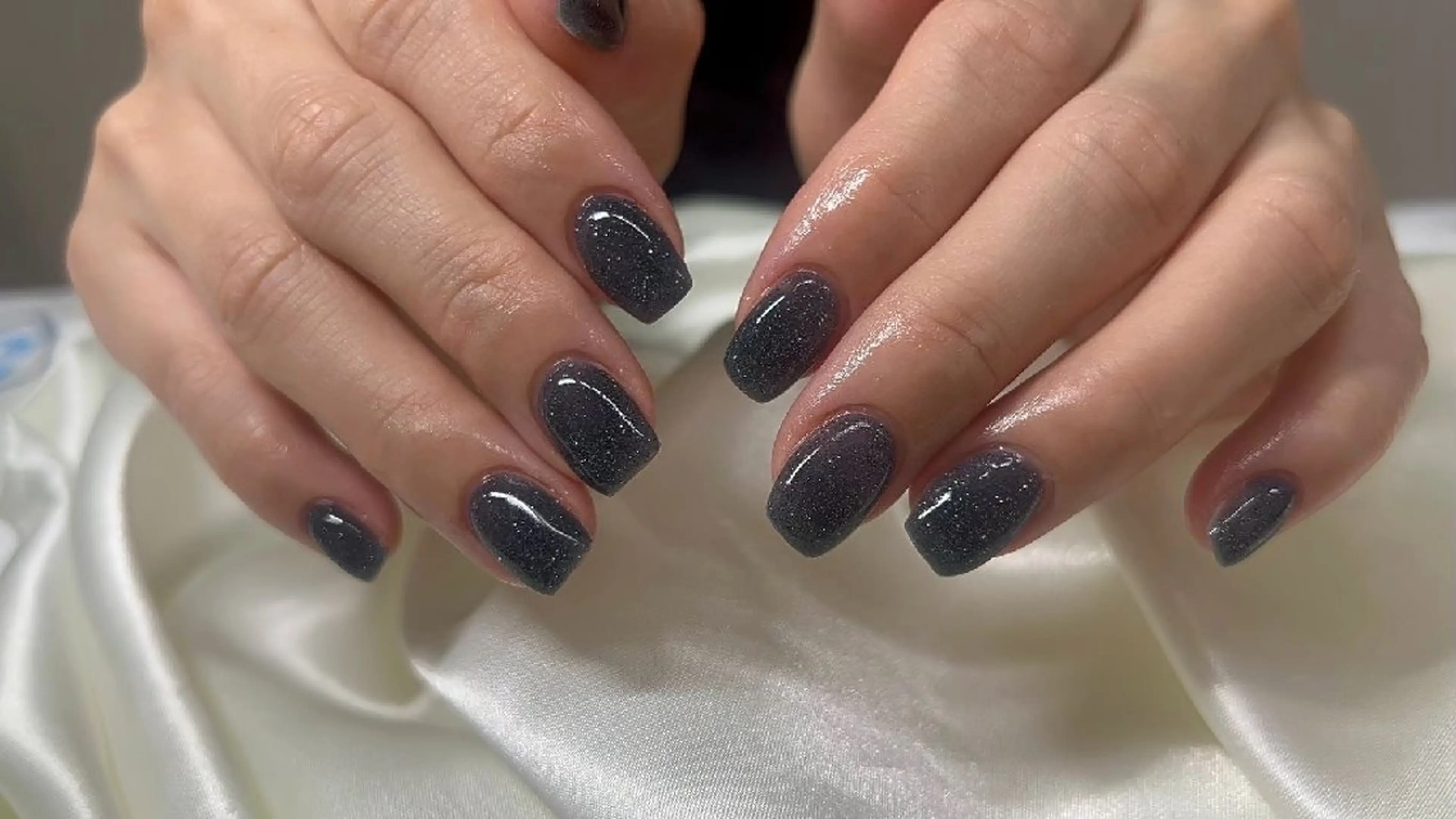 ネイル フラッシュネイル オフィスネイル ワンカラーネイル 春ネイル ハンドネイル Moana Shioriのネイルデザイン