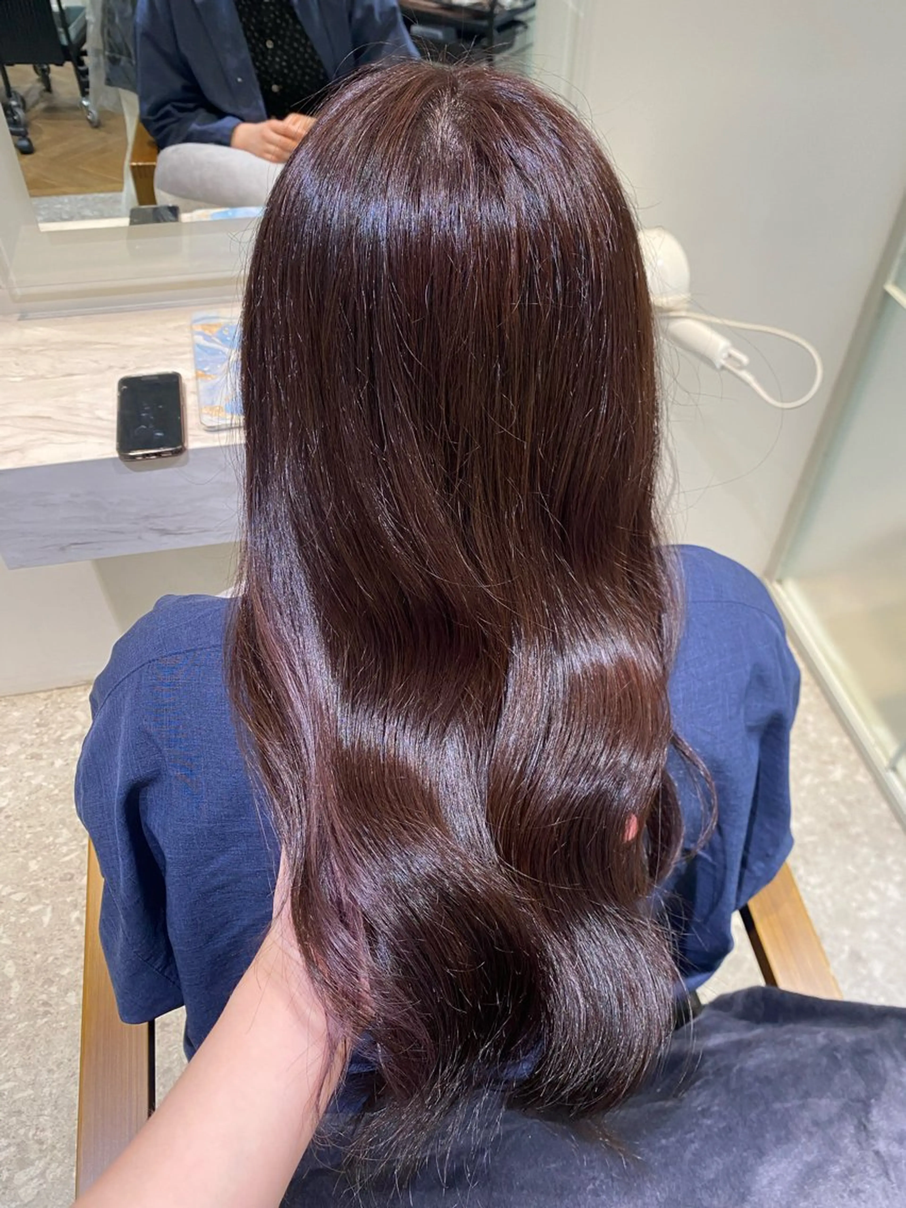 ロング カット ヘアカラー トリートメント モテ艶カラー 🎖さえきはるかのヘアスタイル
