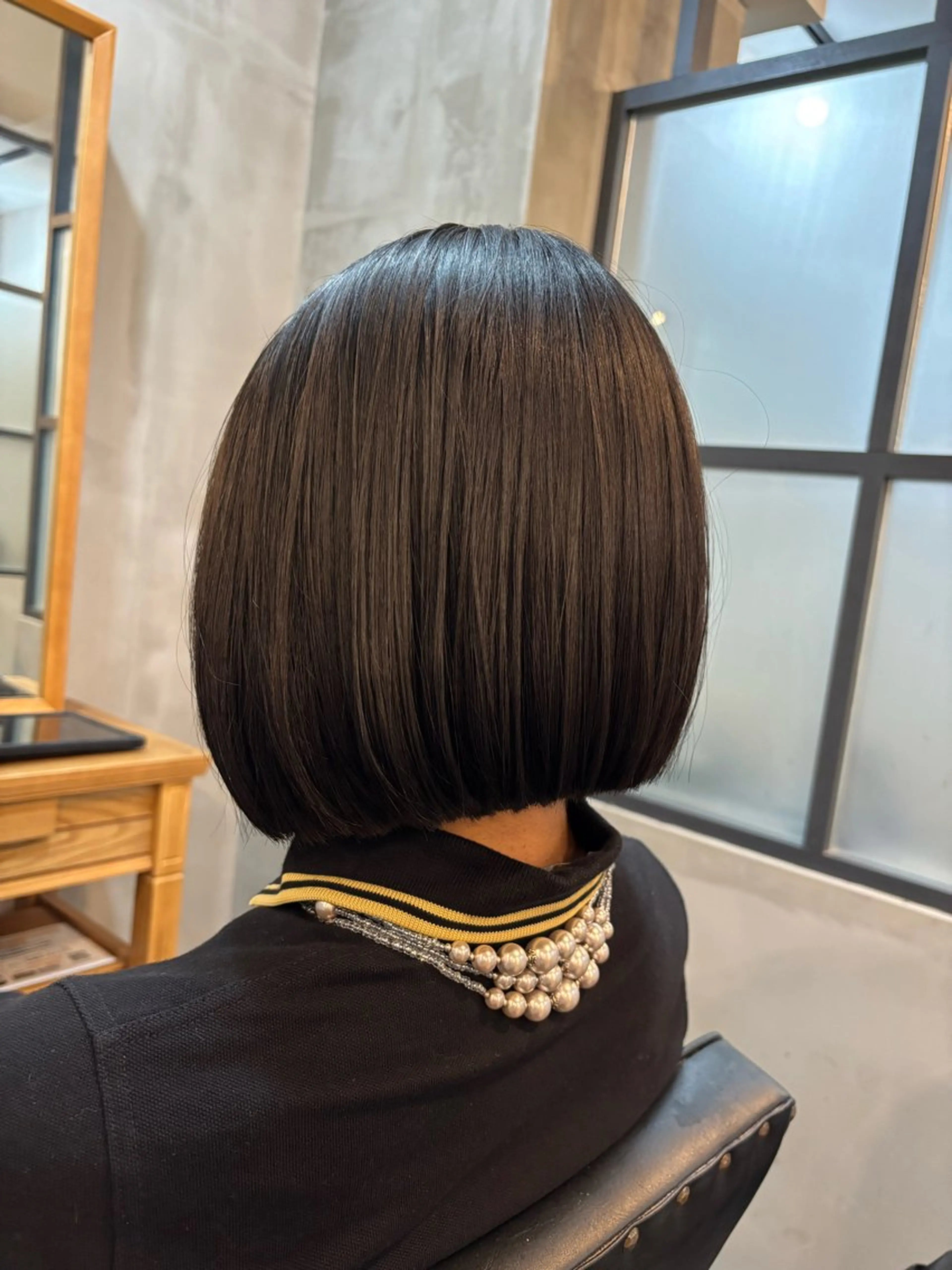 ショート 前下がりボブ ボブ カット 磯野 成基のヘアスタイル