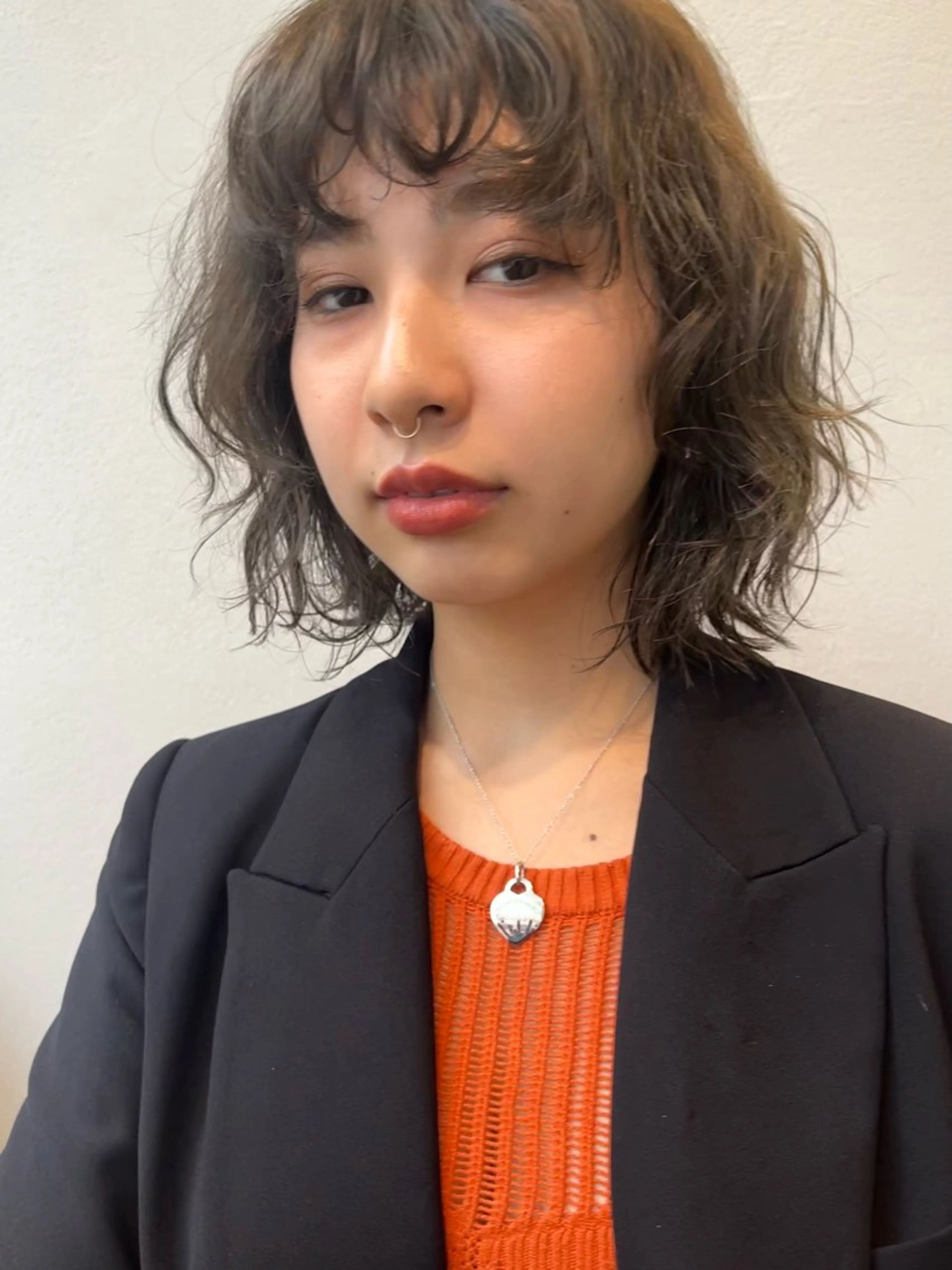 ミディアム カラー カット ヘアカラー お悩み解決パーマ hana🩰のヘアスタイル