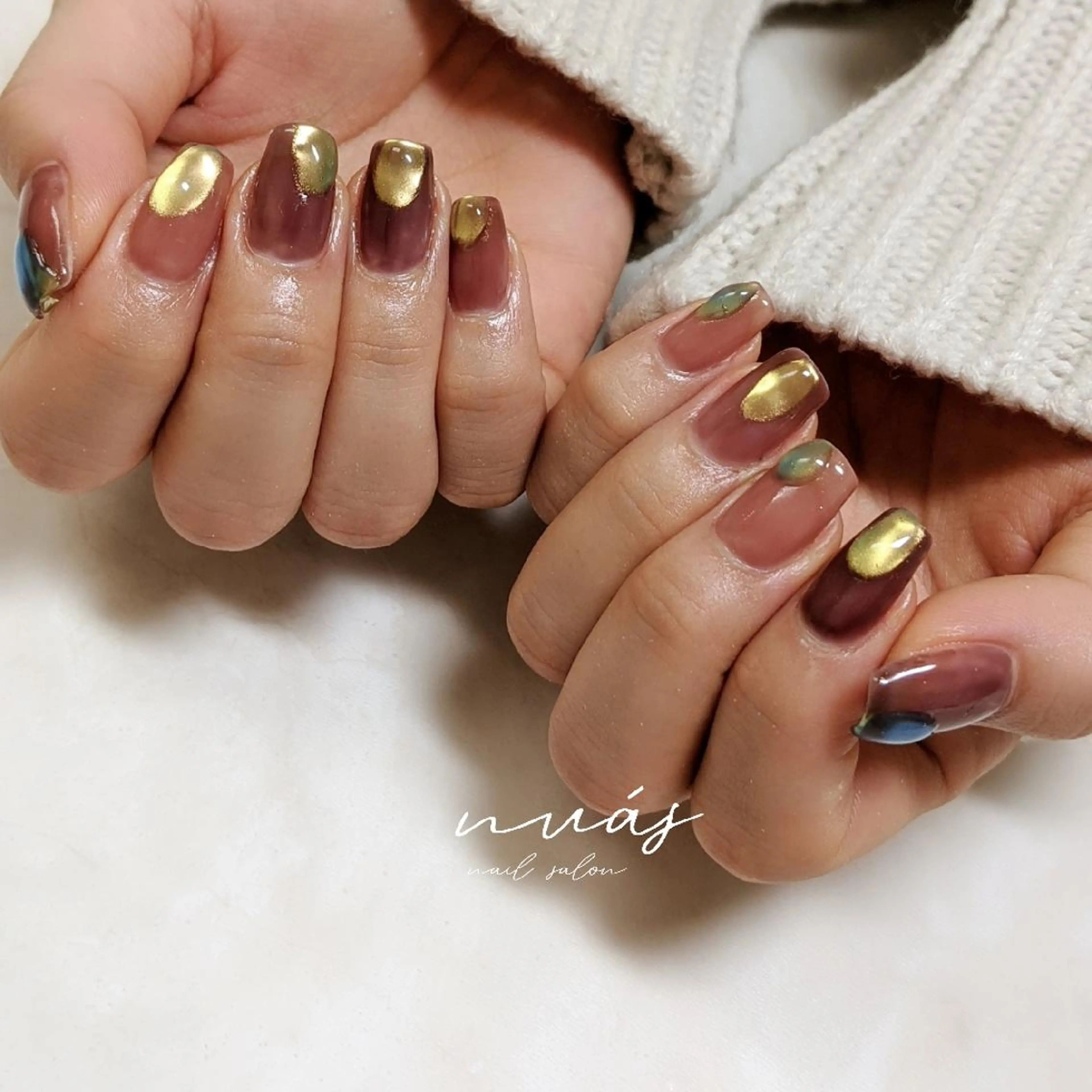 ネイル nuás nail & eyeのネイルデザイン