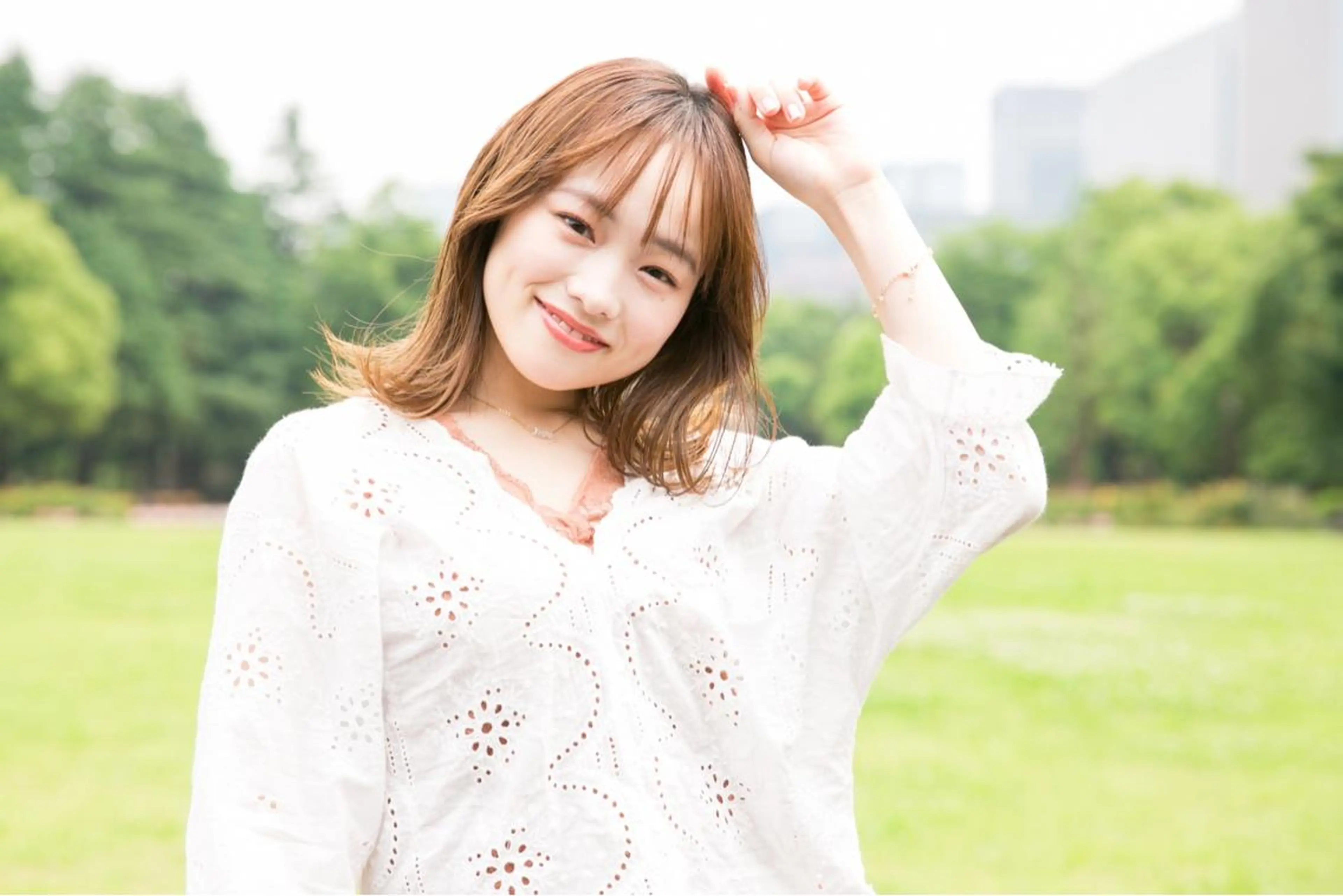 セミロング カラー パーマ ヘアアレンジ メンズ キッズ ネイル マツエク・マツパ アイブロウ ヘアカラー トリートメント 🌿ダブルカラー/ 明大前/中村渓太のヘアスタイル