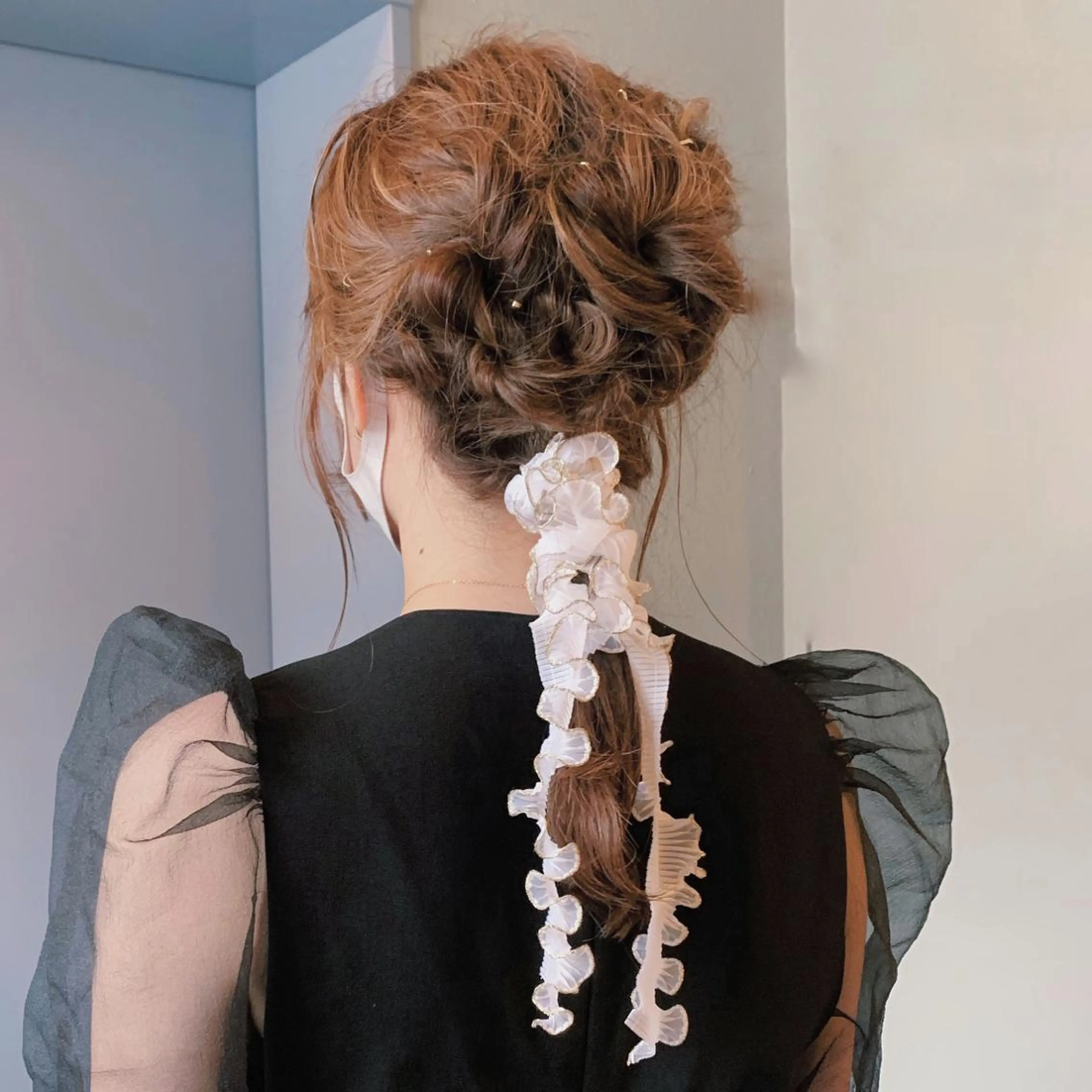 ヘアアレンジ ヘアセット レイヤー/ブリーチ ♥️【木坂 桃歌】のヘアスタイル