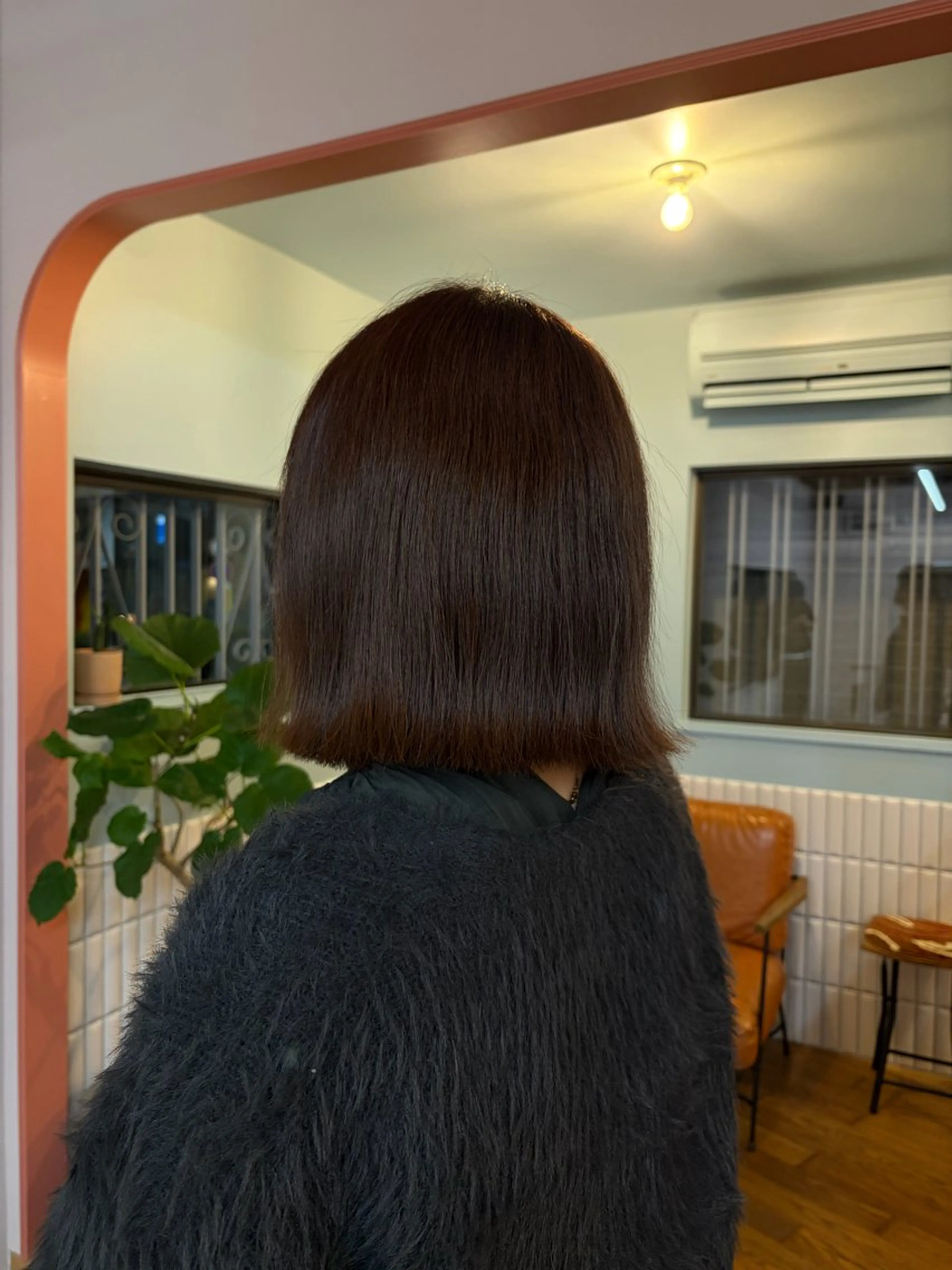 ミディアム ボブ 長嶋 まりののヘアスタイル