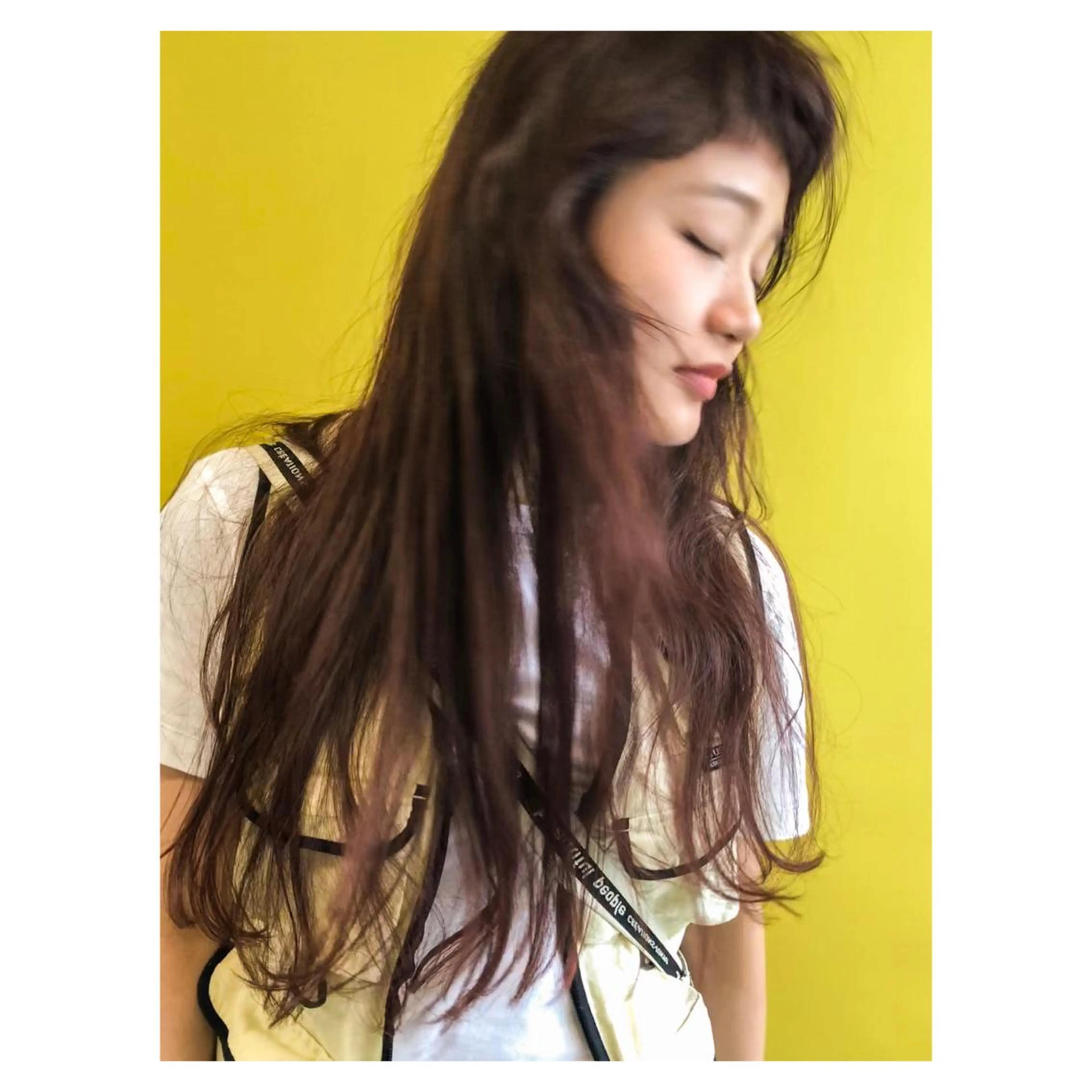 ロング カット ヘアカラー トリートメント nessヤマサキ リュウタのヘアスタイル