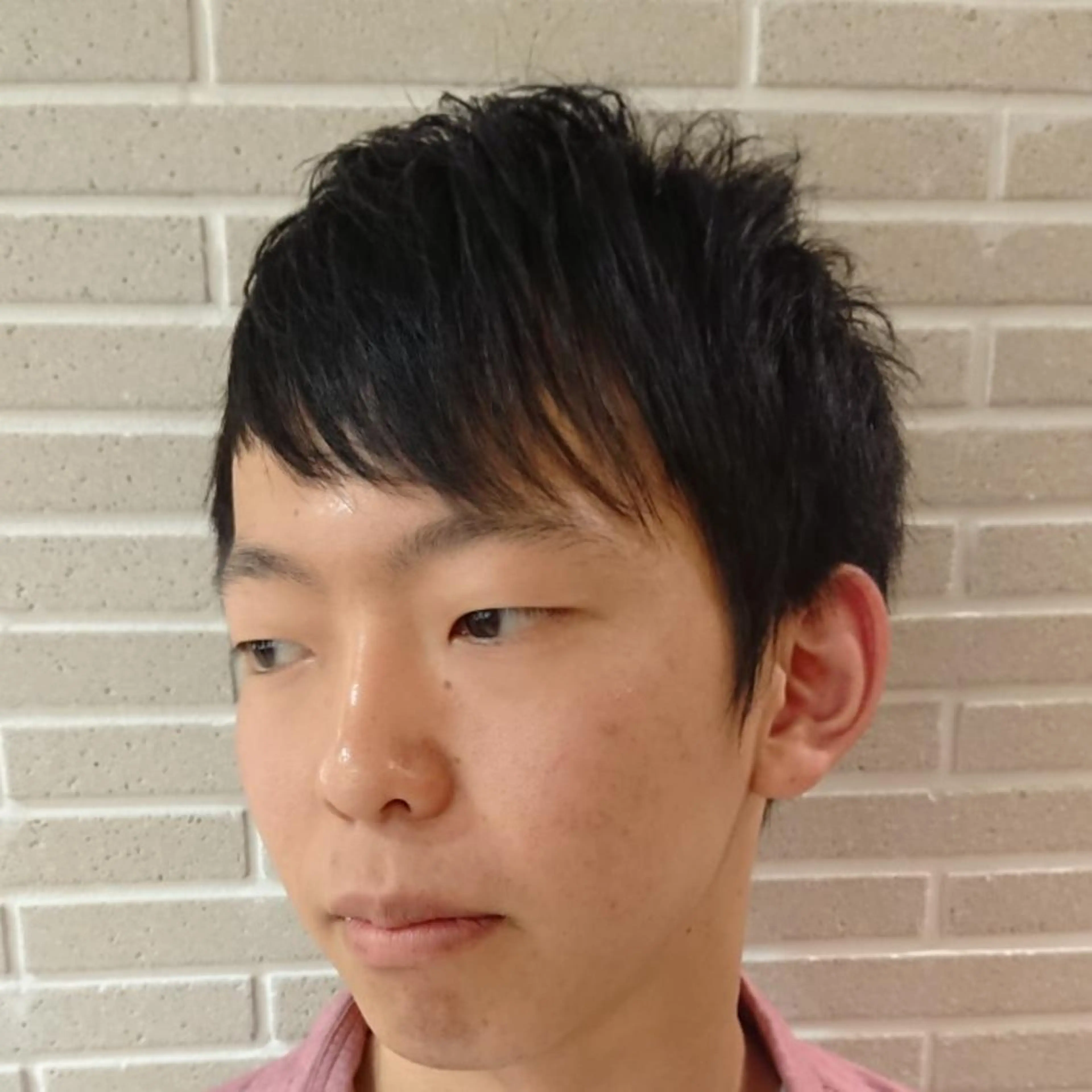 メンズ カット パーマ ブリーチ/ヘアケア/ 艶髪/イギチハルのヘアスタイル