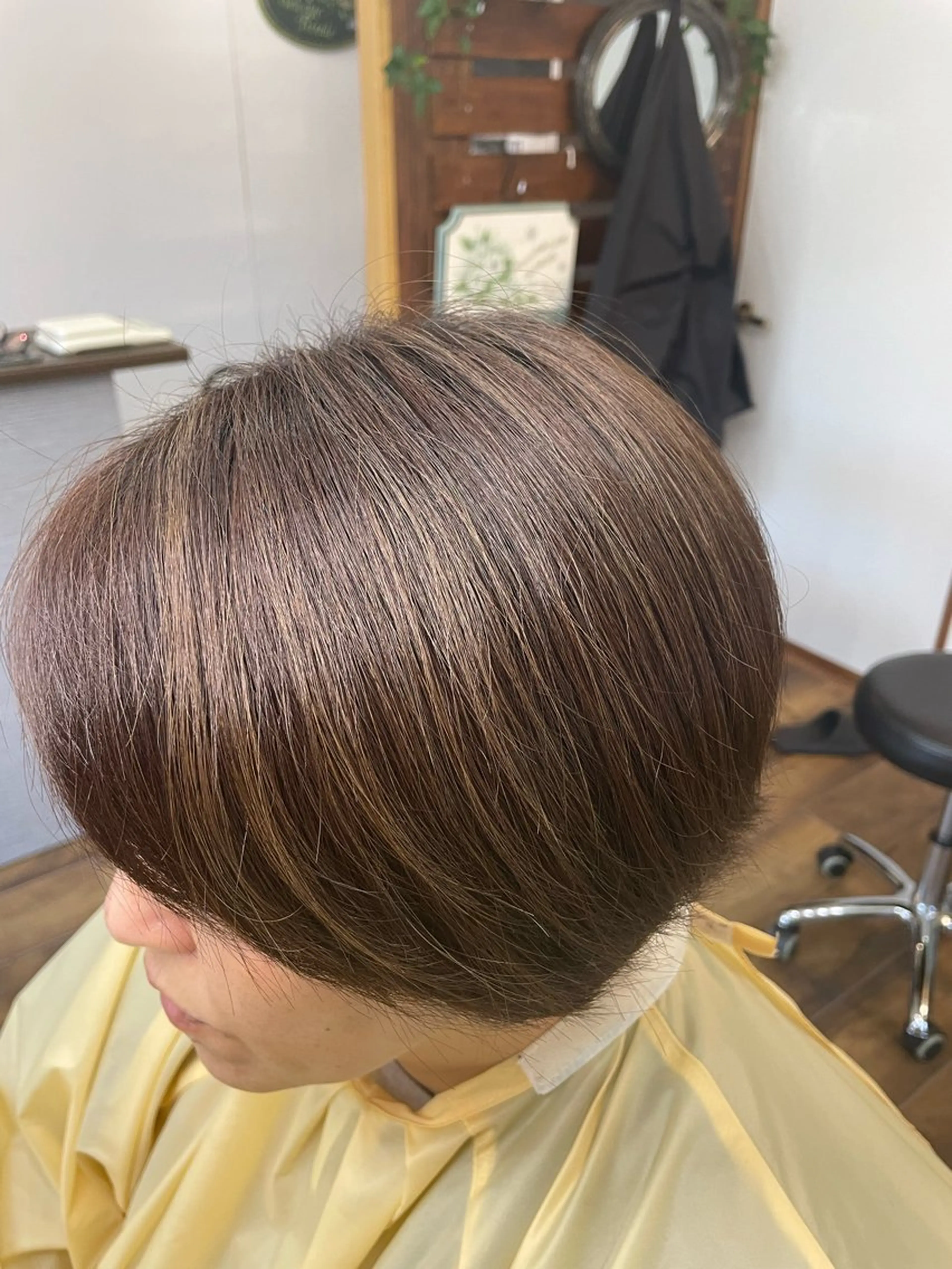 カラー ハイライトカラー ヘアカラー 大和田 朱美のヘアスタイル