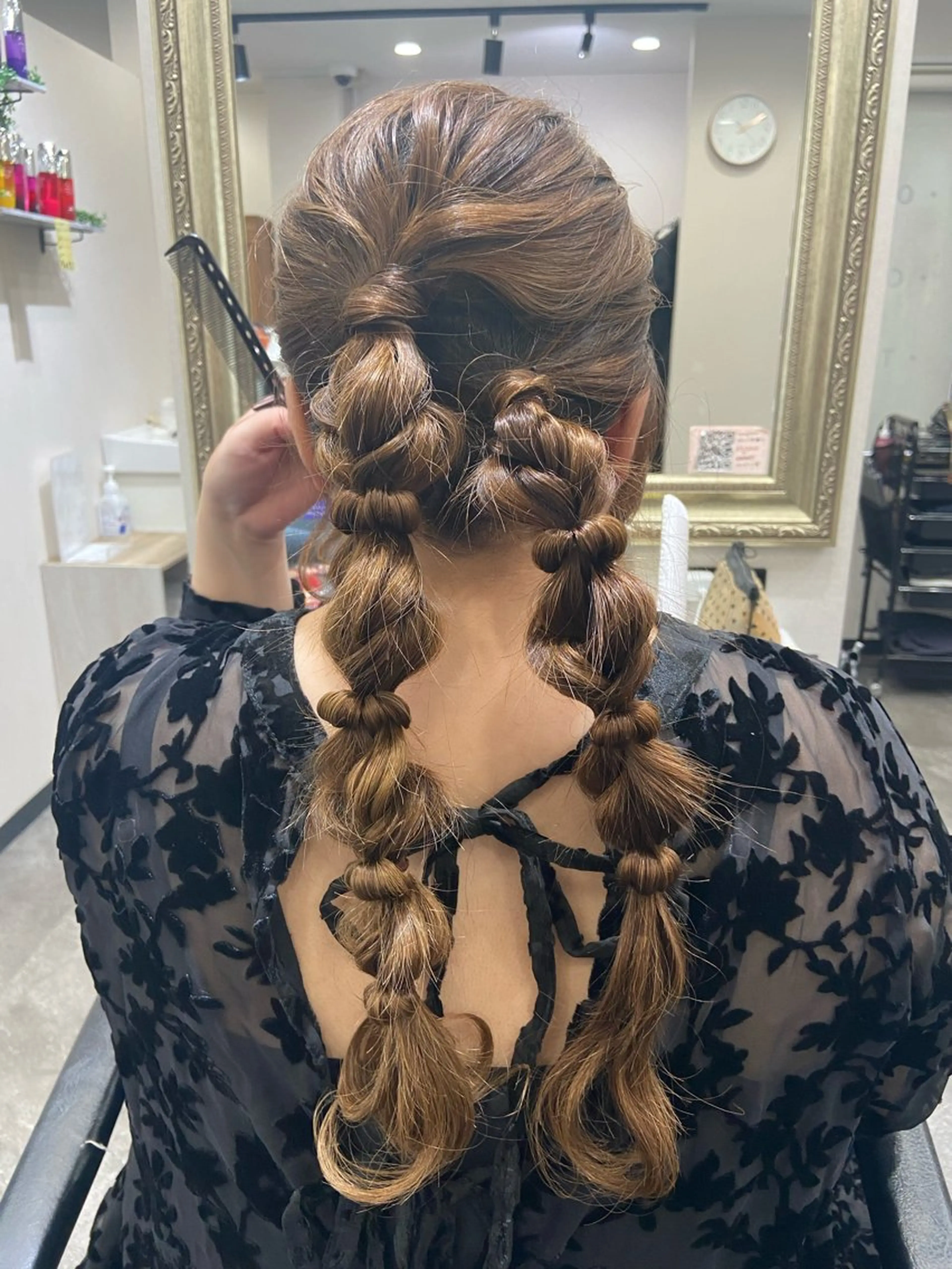 ロング ヘアアレンジ 籾木 美優のヘアスタイル