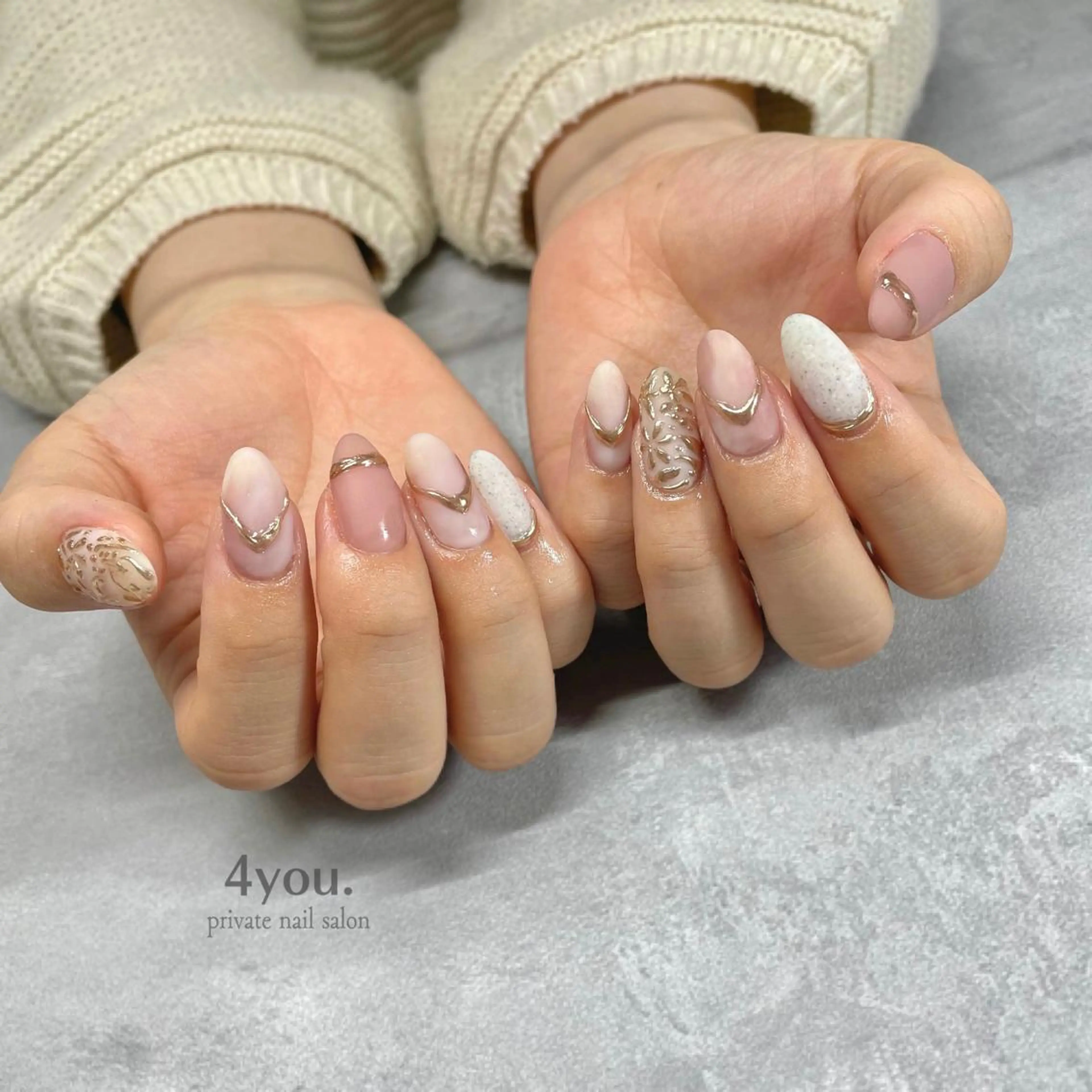 ネイル nail salon ４ｙｏｕ．のネイルデザイン