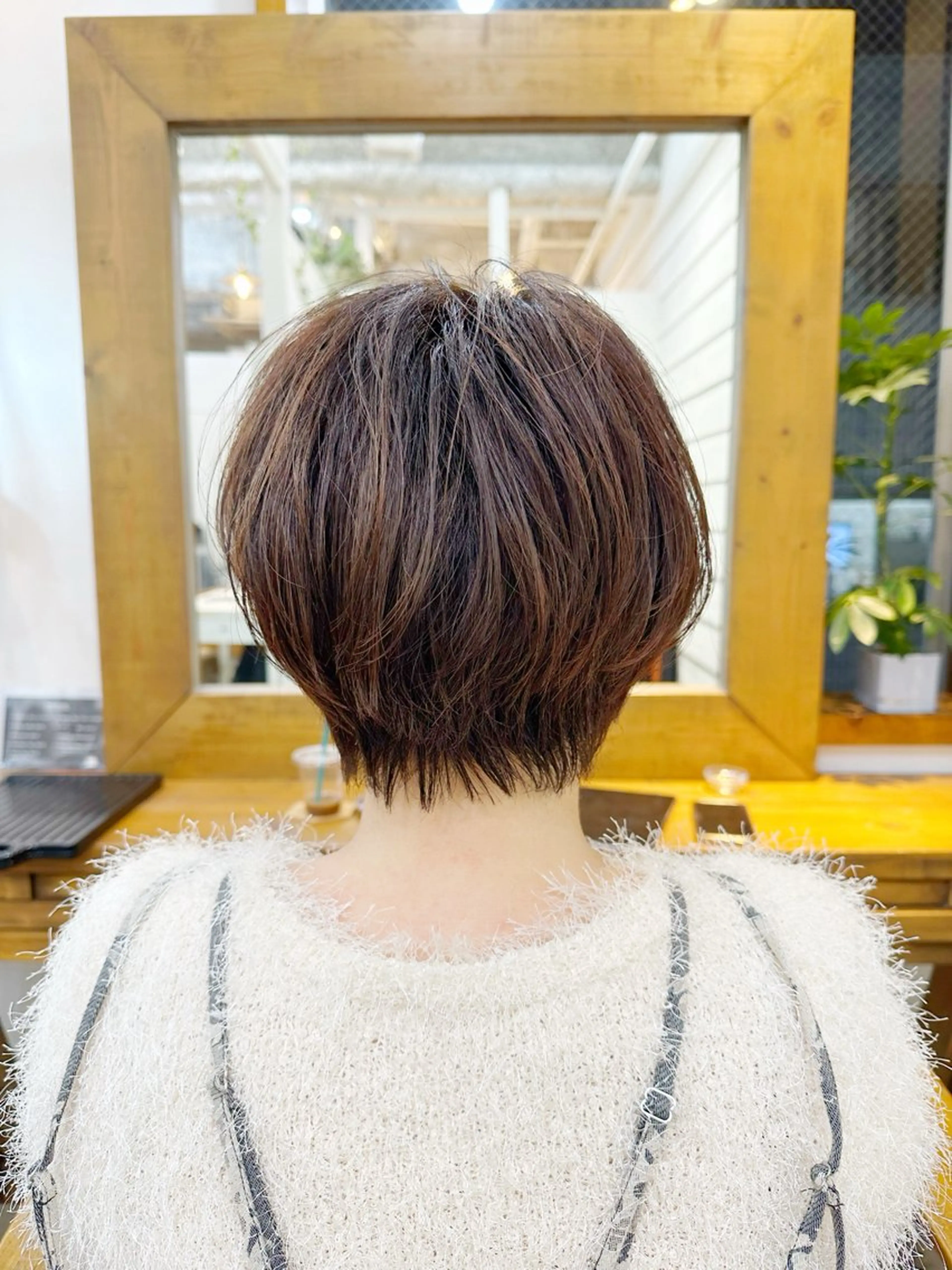 ショート カラー カット ヘアカラー 👑銀座ショート/ 絶壁補正/金子涼👑のヘアスタイル