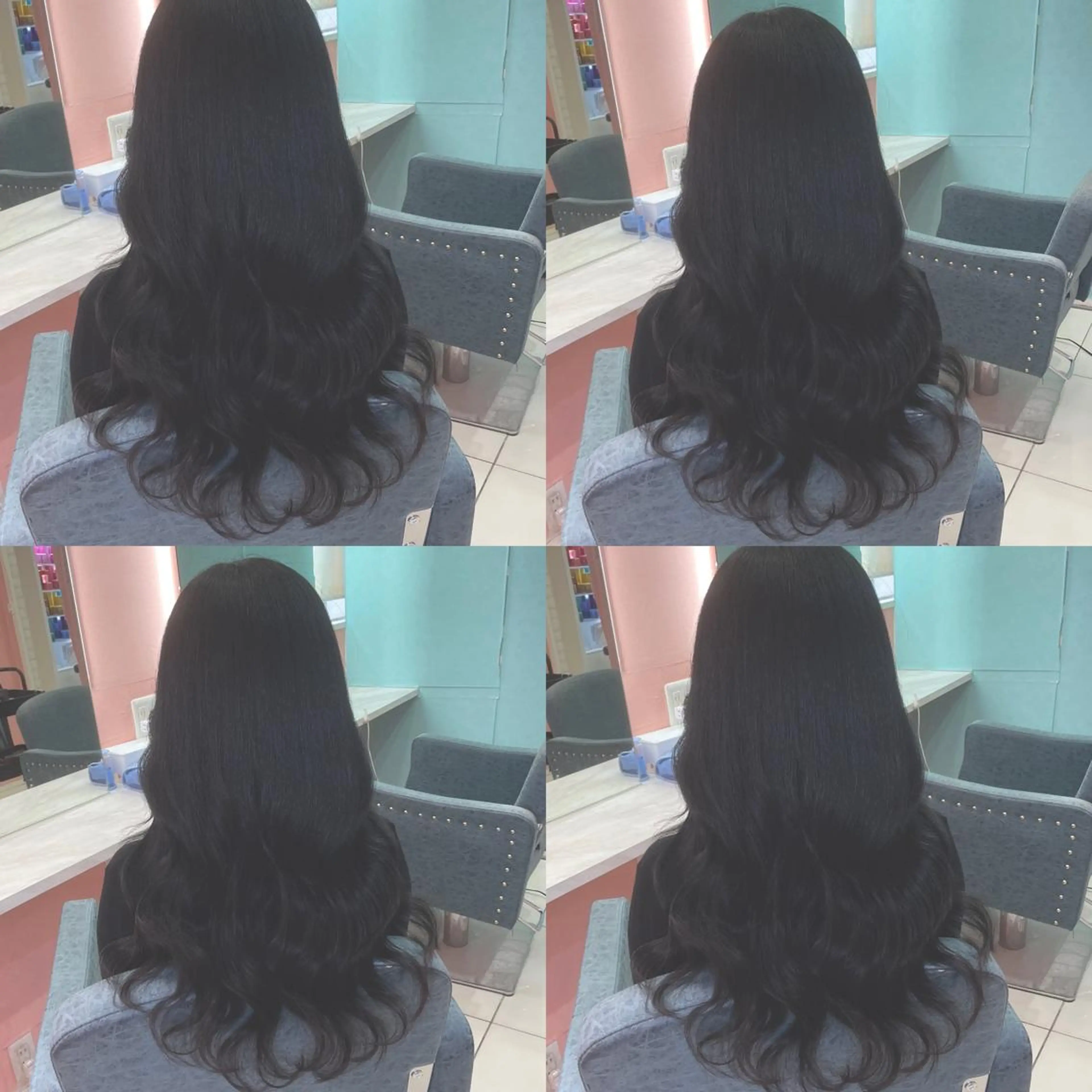 ロング カラー 黒髪 🌷MAYU 🌷のヘアスタイル