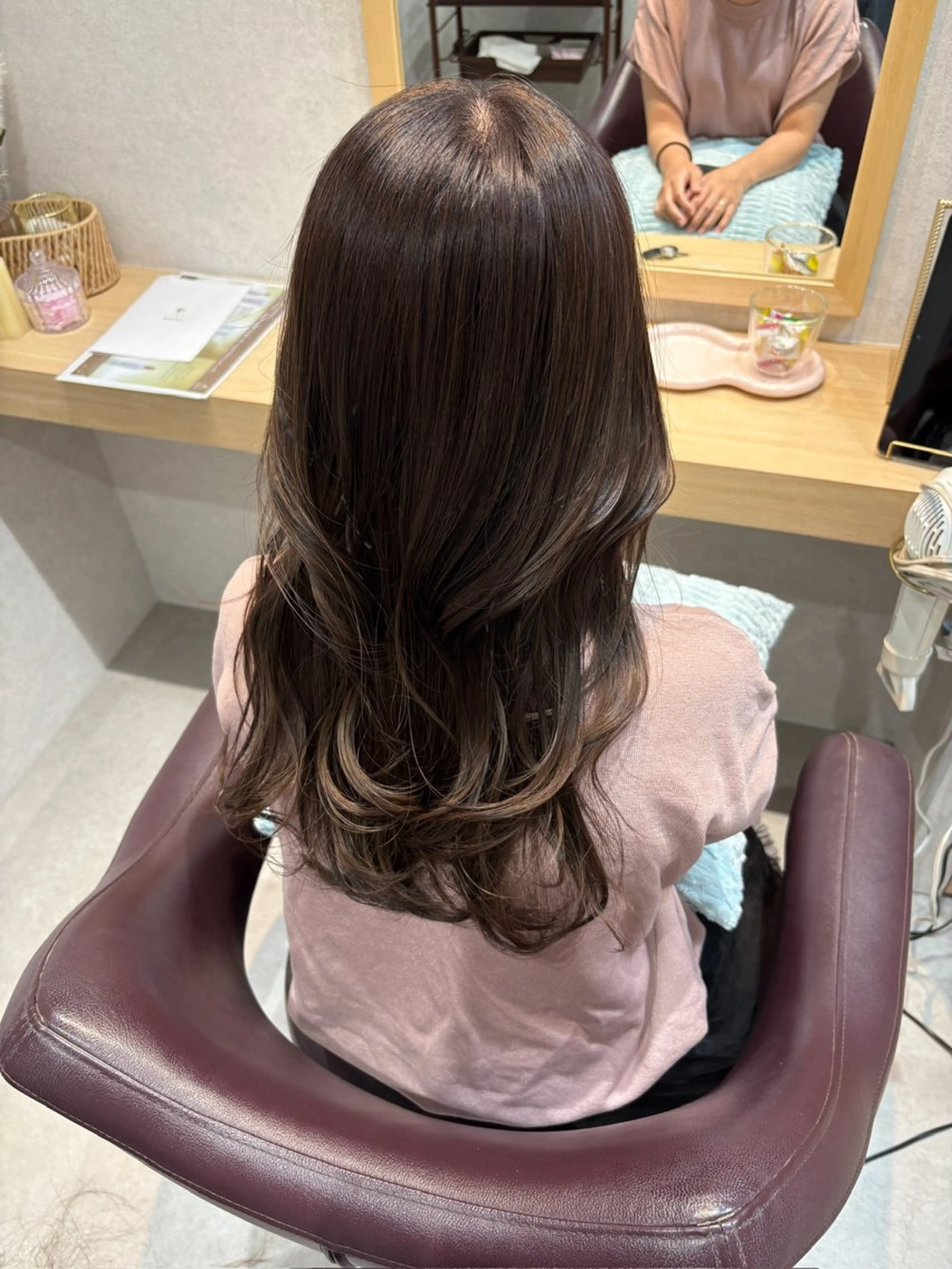 ロング カラー カット ヘアカラー 透明感/チョコカラー 💍TAMA💍のヘアスタイル