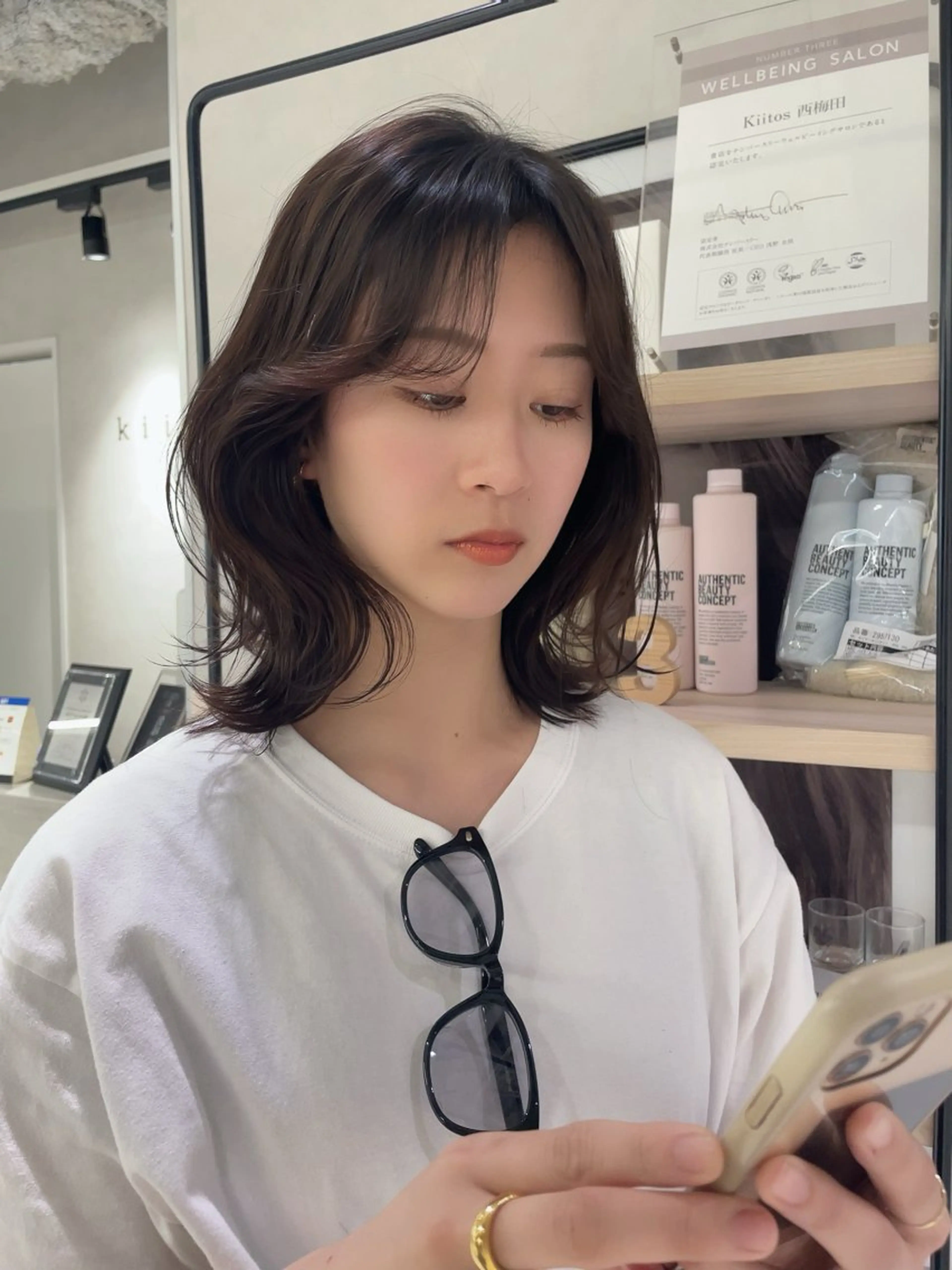 ミディアム 【店長】原田 貢太郎のヘアスタイル