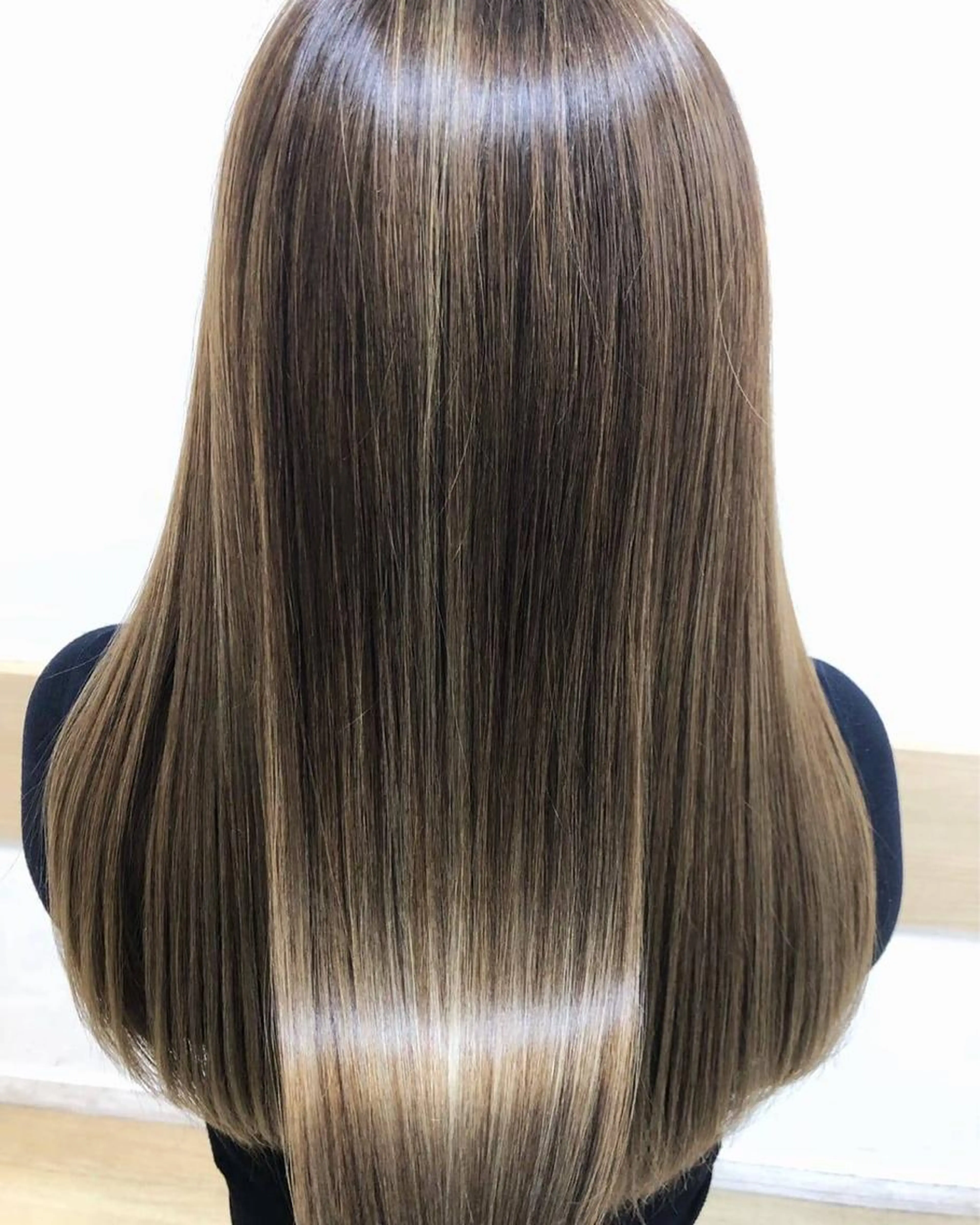 【ブリーチ毛OK】プレミアム縮毛矯正＋前処理トリートメントの写真