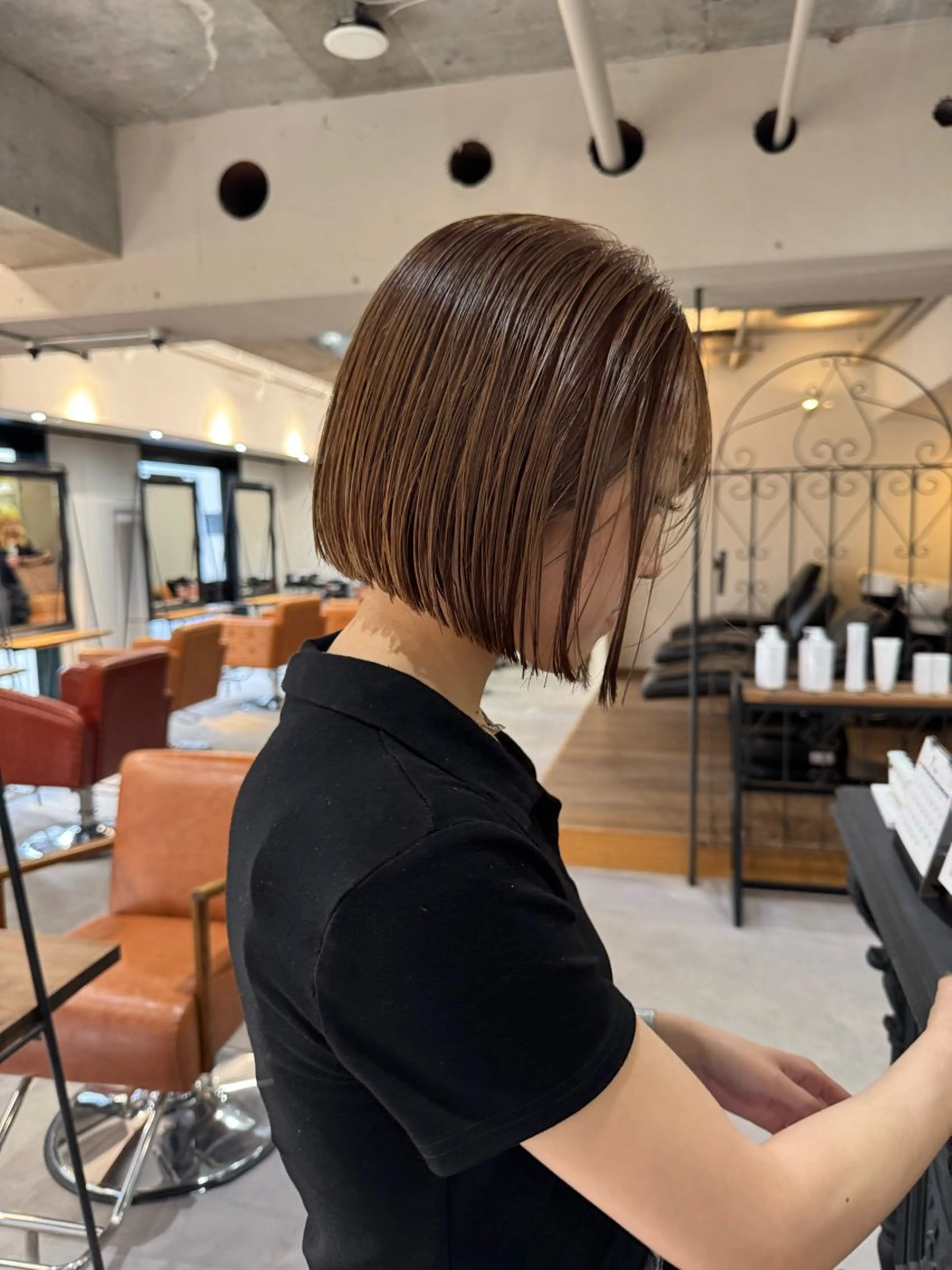 ショート カラー カット ヘアカラー トリートメント 似合わせ特化 /馬場 翼のヘアスタイル