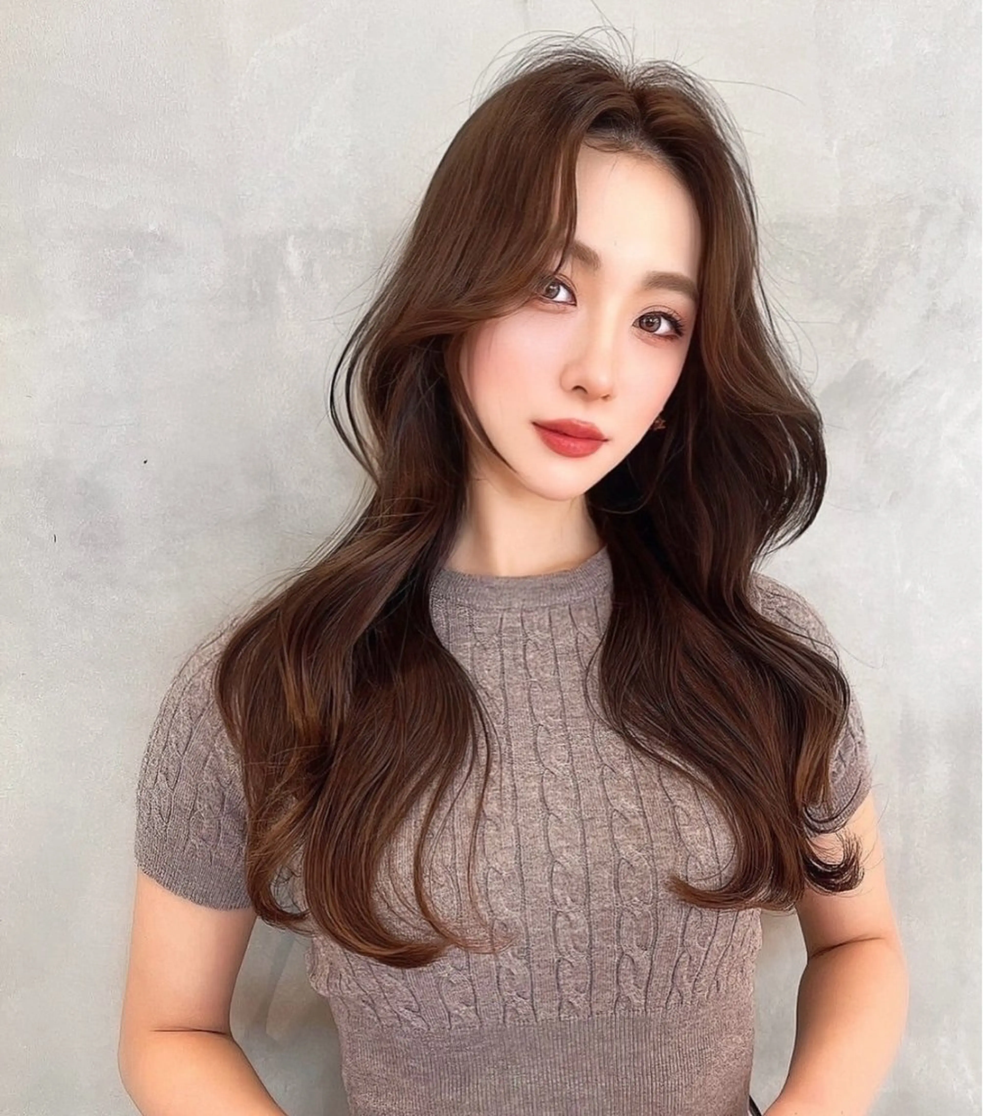 ロング カラー レイヤー/髪質改善 /透け感カラー/艶髪のヘアスタイル