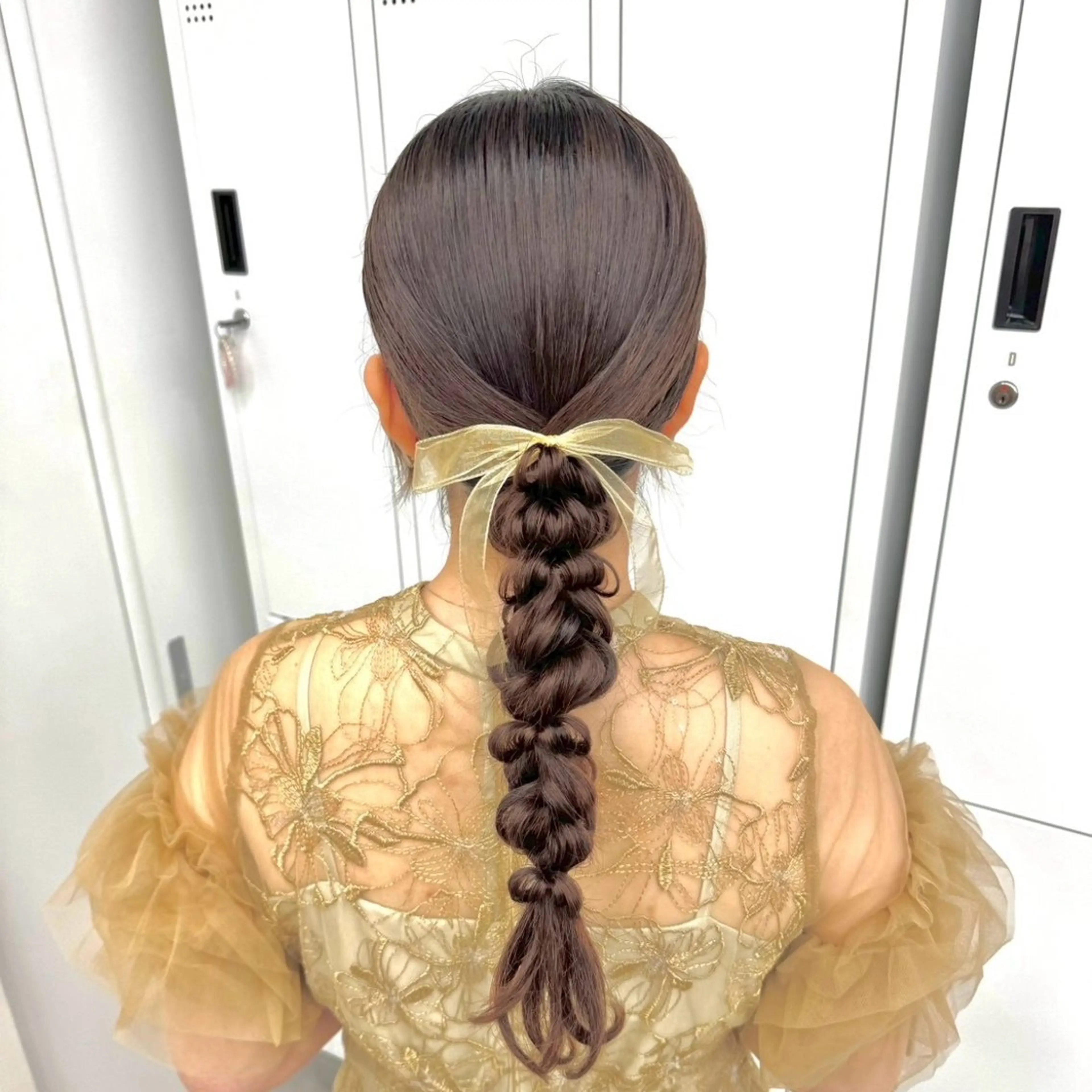 ロング ヘアアレンジ ヘアセット 横浜 アレンジ🎀/ エクステ🌙┊︎もものヘアスタイル