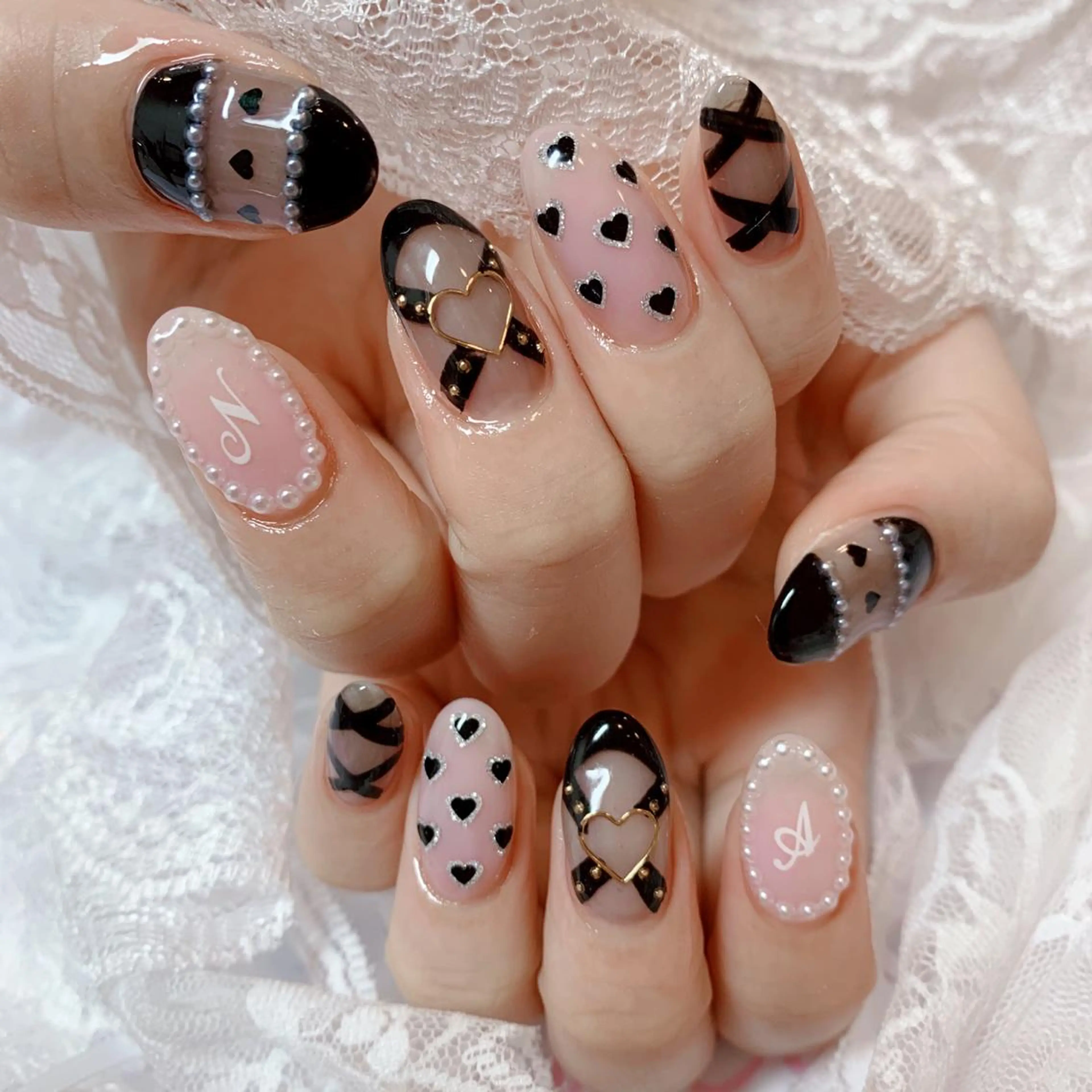 ネイル ハンドネイル La neige* yuki 🐩🌙のネイルデザイン