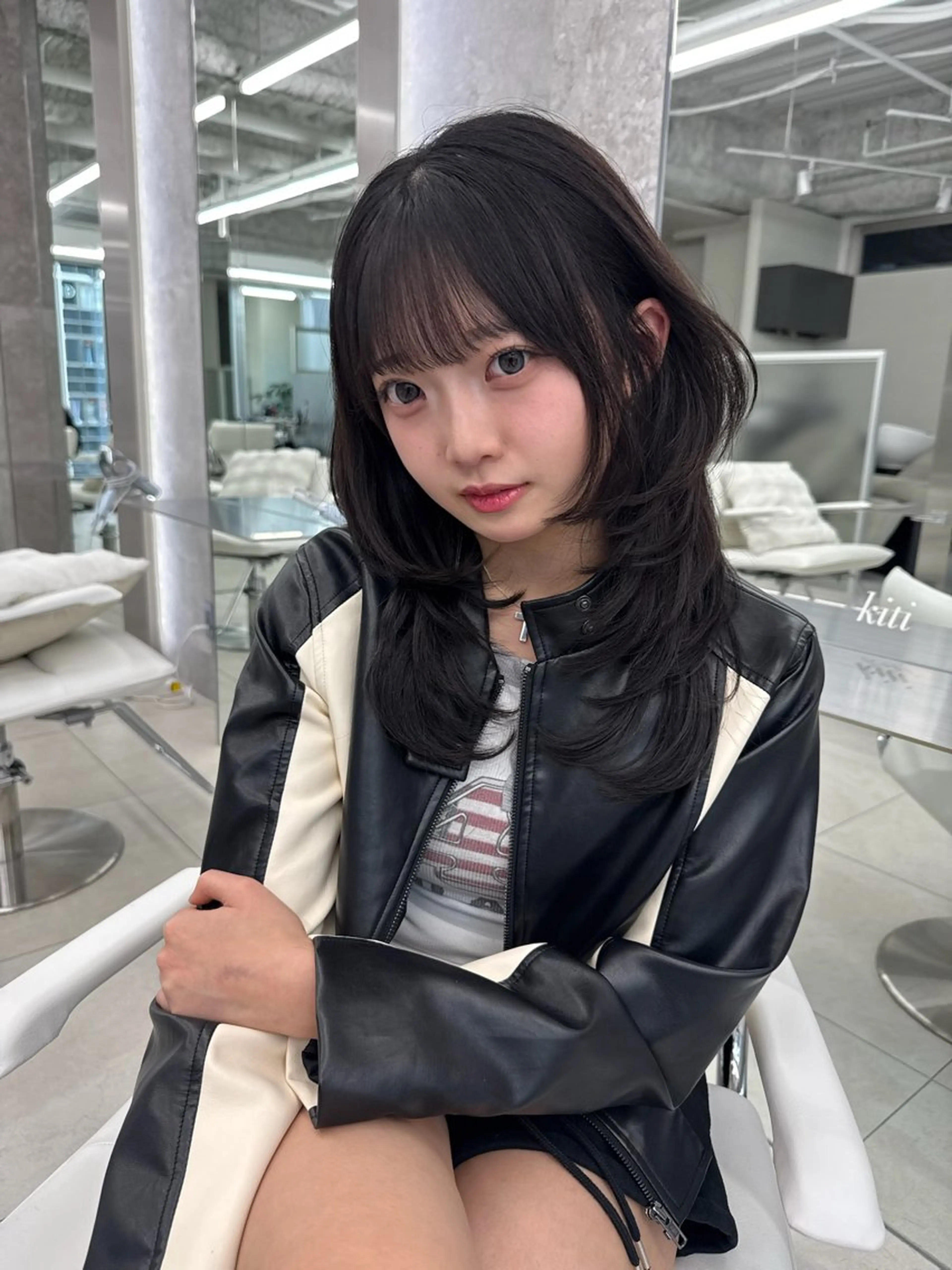 セミロング カラー カット ヘアカラー トリートメント ヘアセット 栄美容師/kiti /ボブ/ケントのヘアスタイル