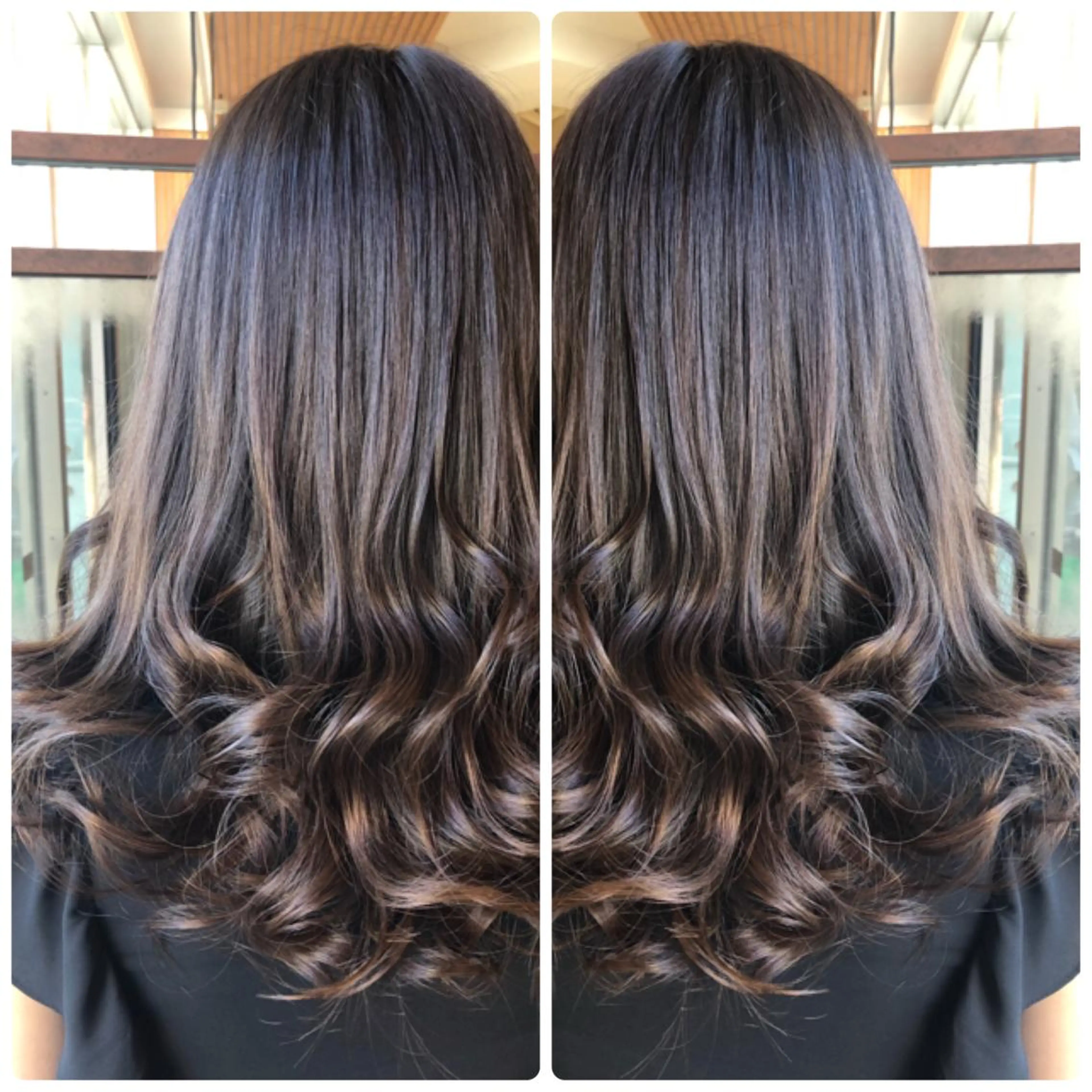 セミロング カラー ブルーカラー ブルージュ カット ヘアカラー トリートメント 小山内 龍一郎 店長のヘアスタイル