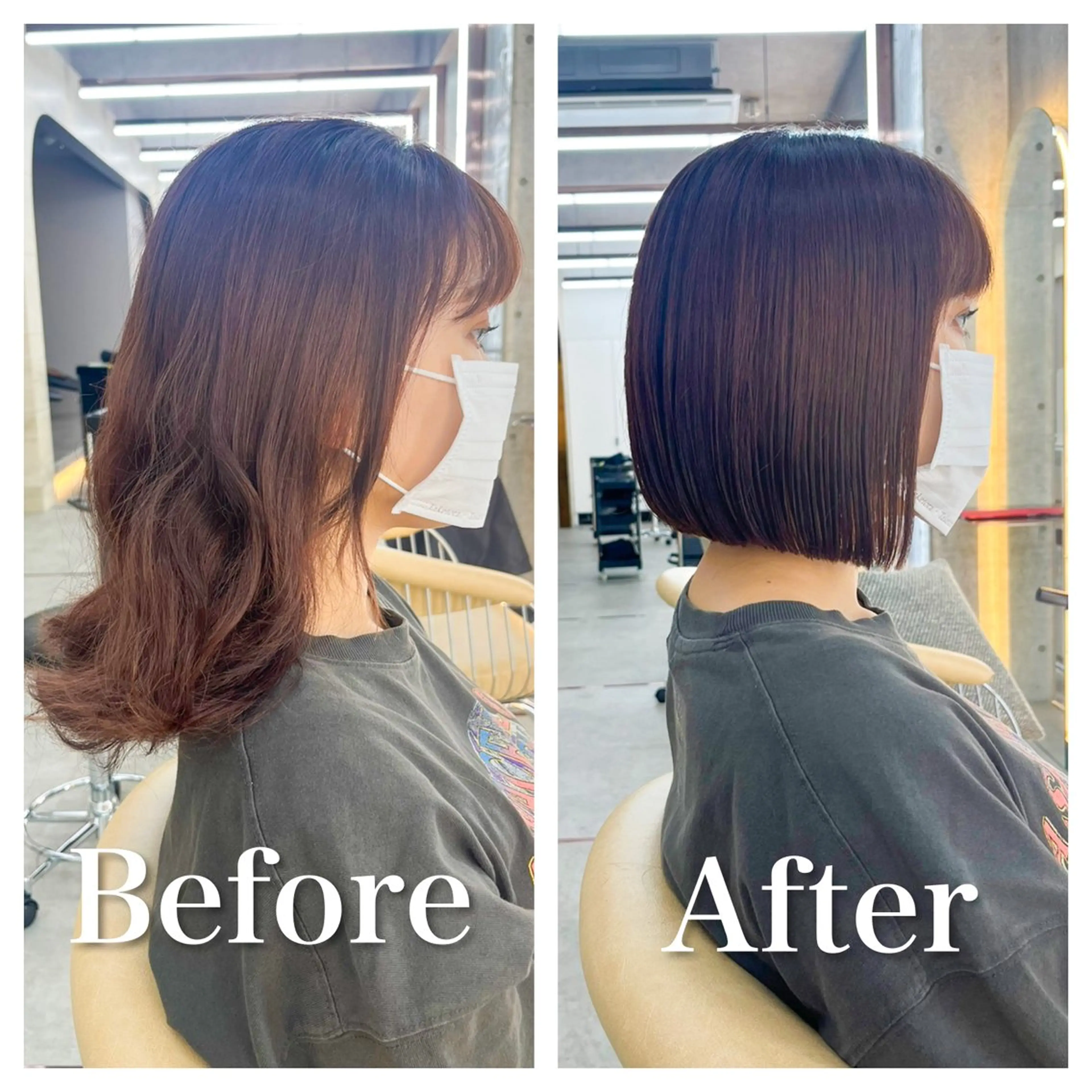 ミディアム エリアNo.1ボブ 💟Nanatsuのヘアスタイル